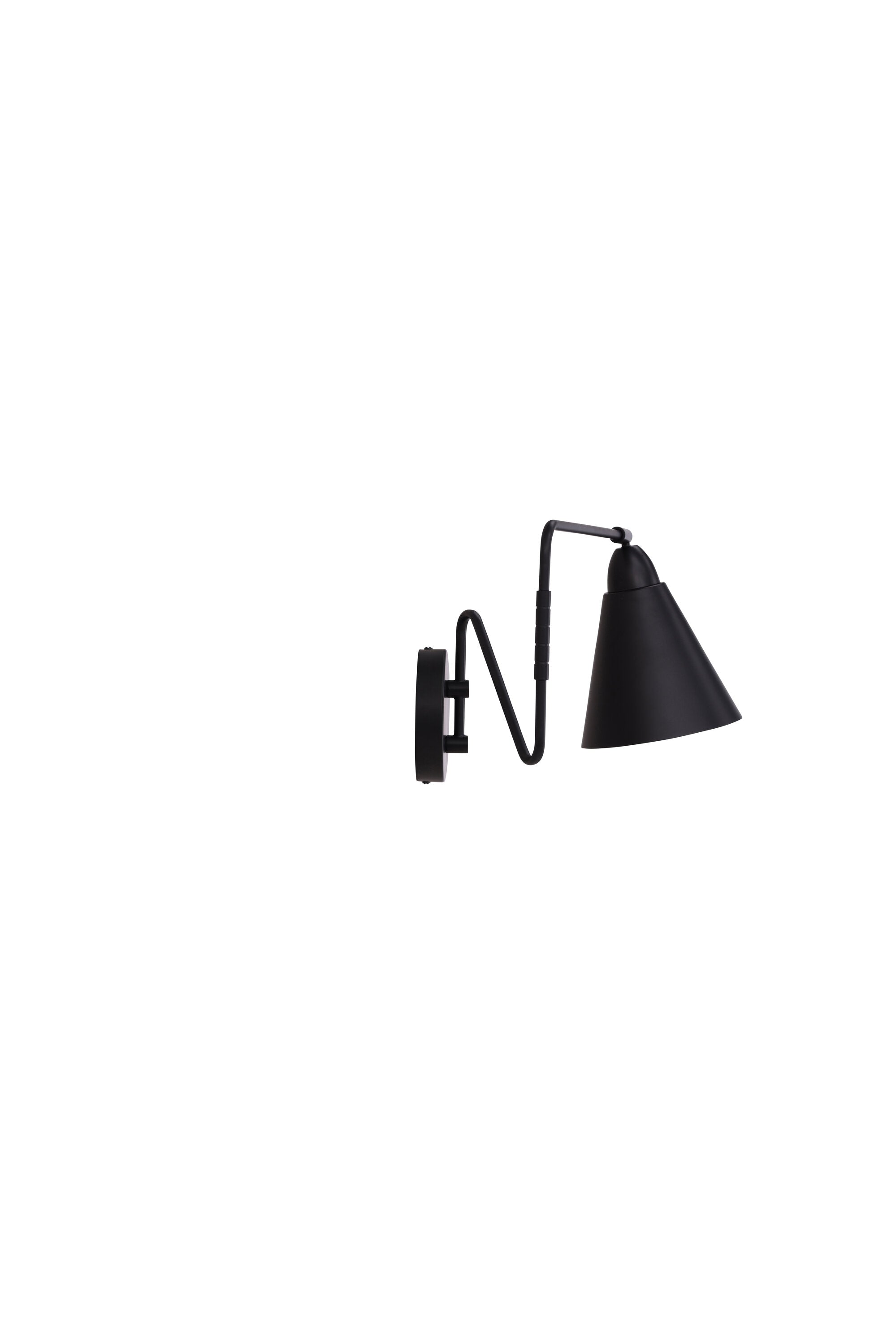 Amicola Wandleuchte in Schwarz präsentiert im Onlineshop von KAQTU Design AG. Wandleuchte ist von Venture Home