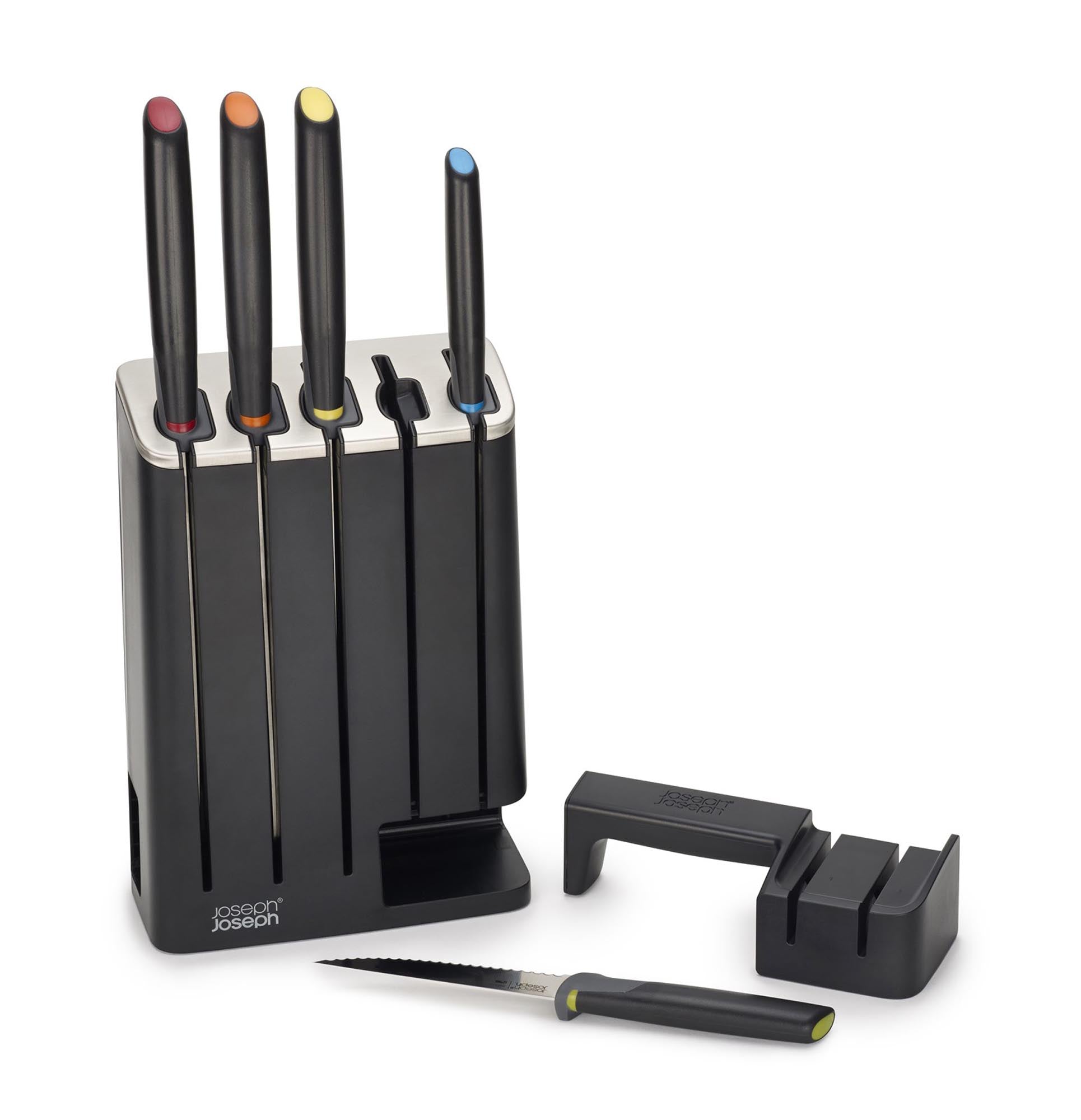 Elevate Knives SlimBlock 5tlg. Messers. mit Messerschl.-Schw