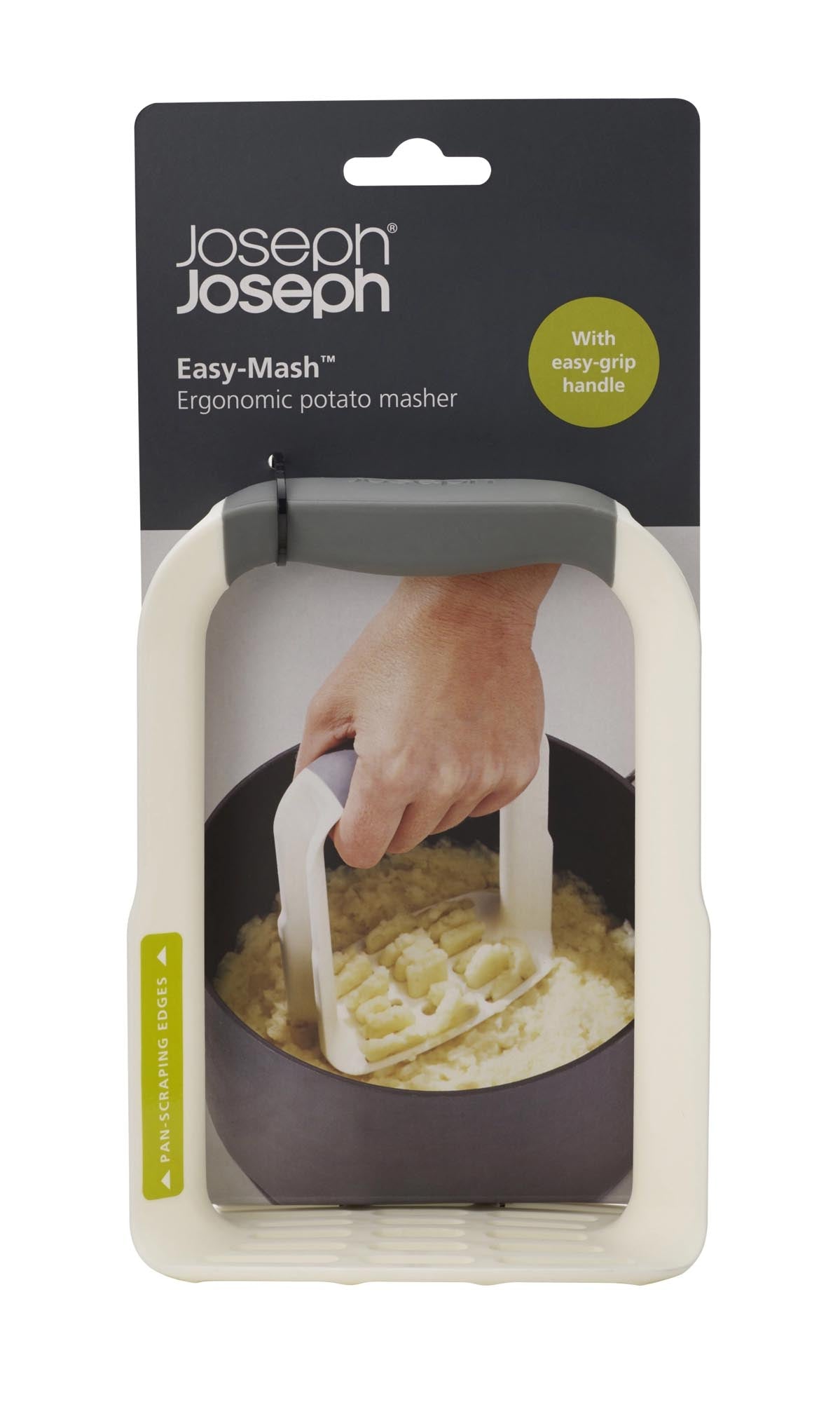 Ergonomischer Kartoffelstampfer von Joseph Joseph für müheloses Püree.