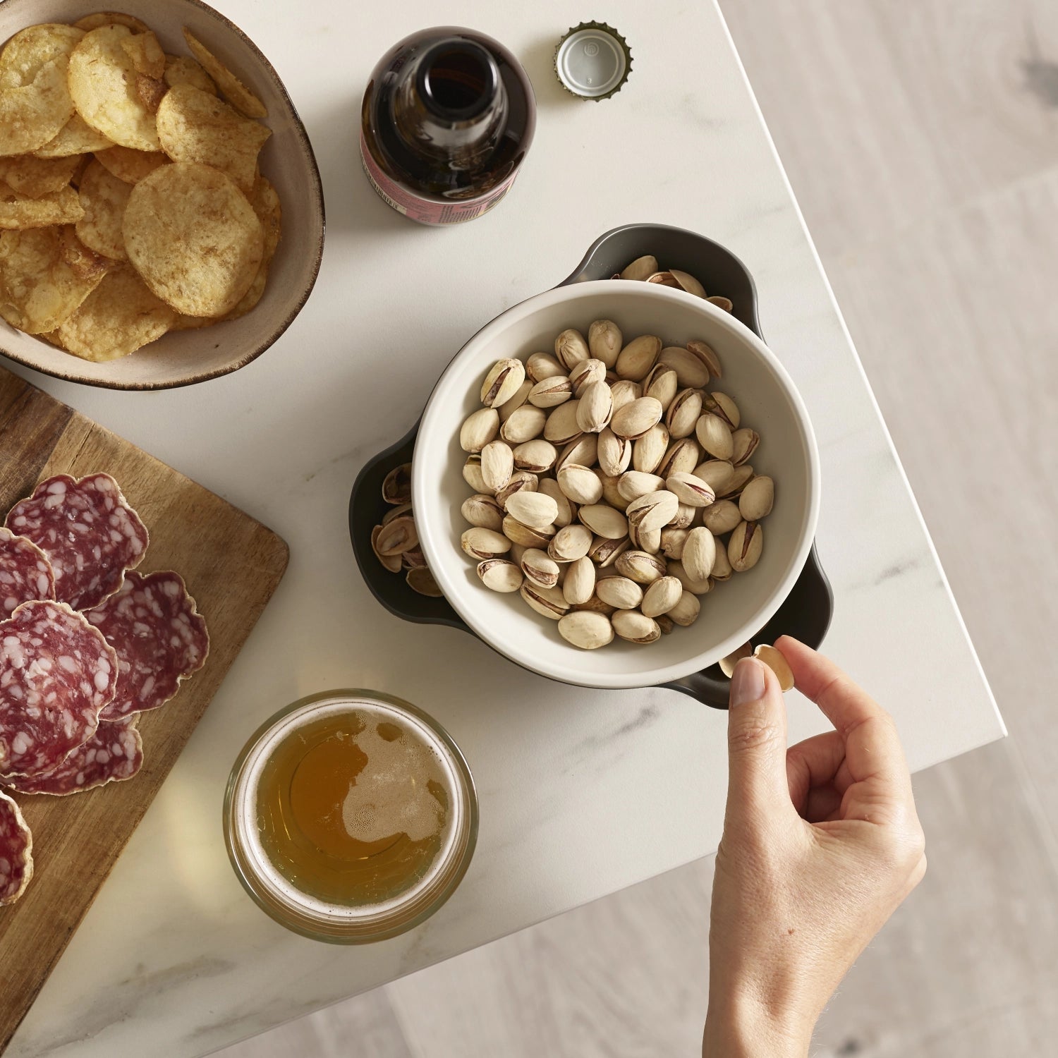 Bol de service en double