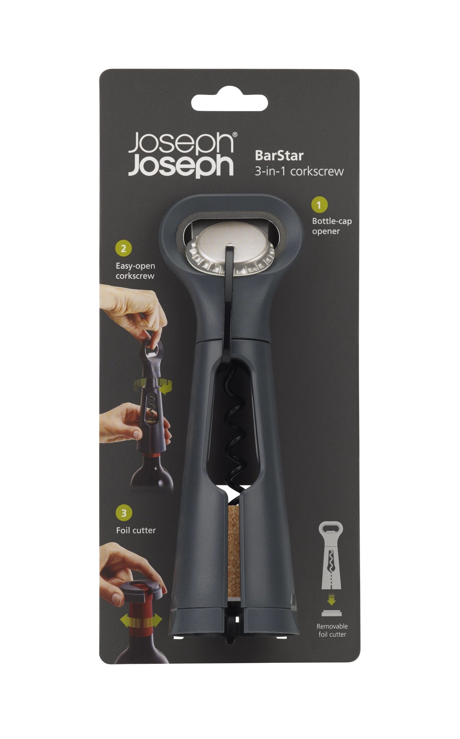BarStar 3-in-1 corkscrew