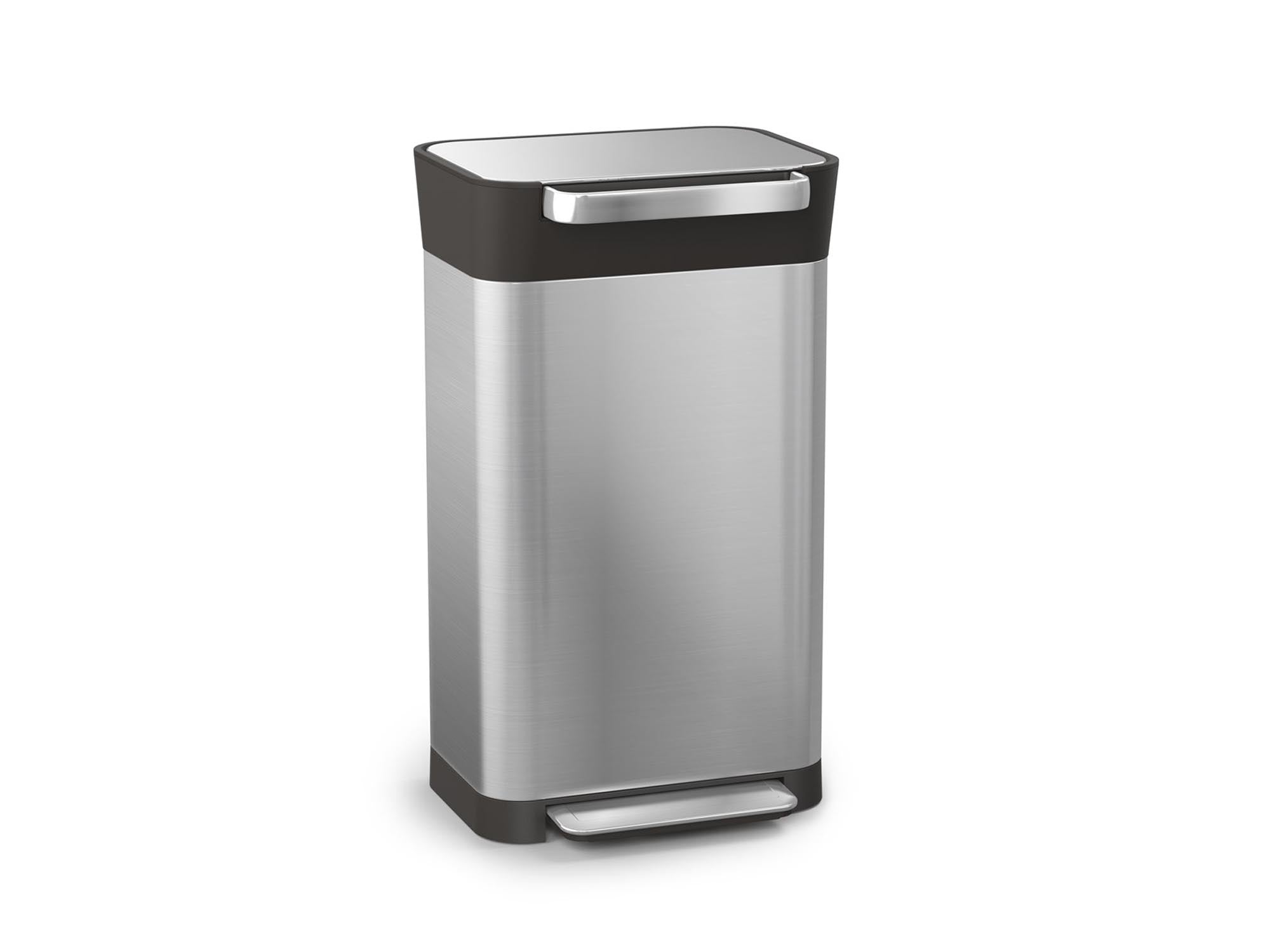 Robuste Recyclingstation aus Edelstahl, 39x33x68 cm von Joseph Joseph.