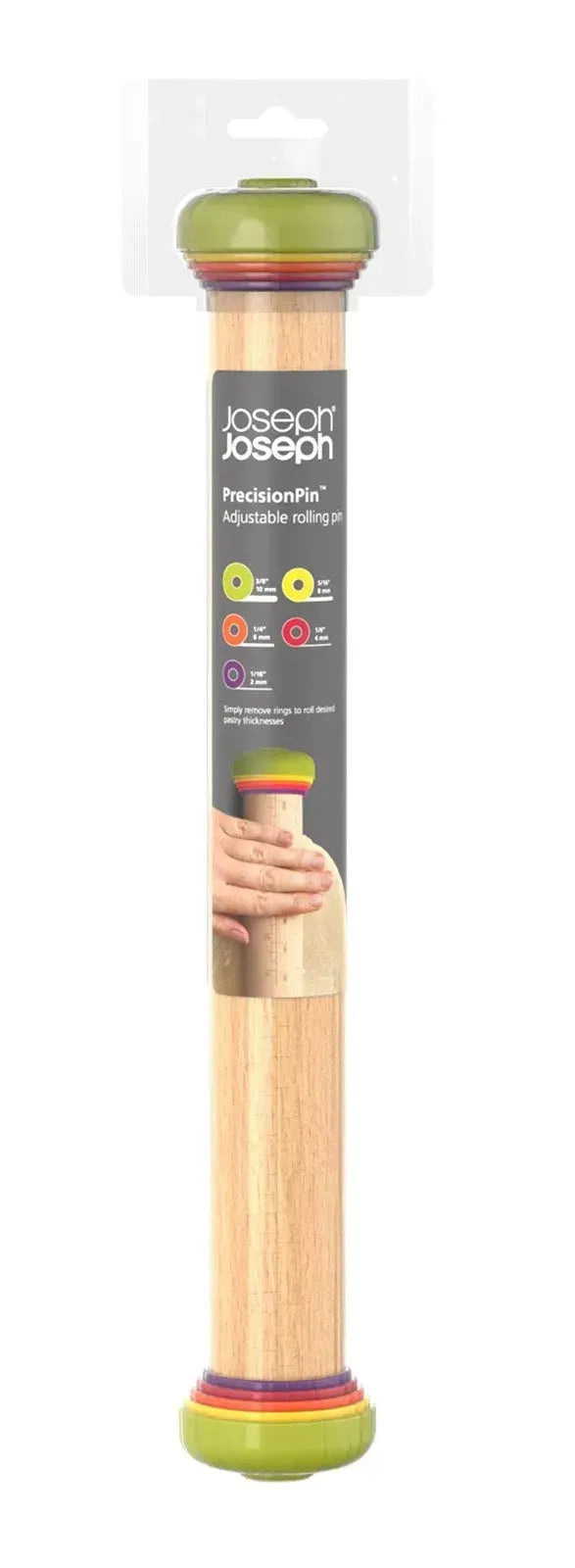 PrecisionPin: Innovatives, farbenfrohes Nudelholz von Joseph Joseph.