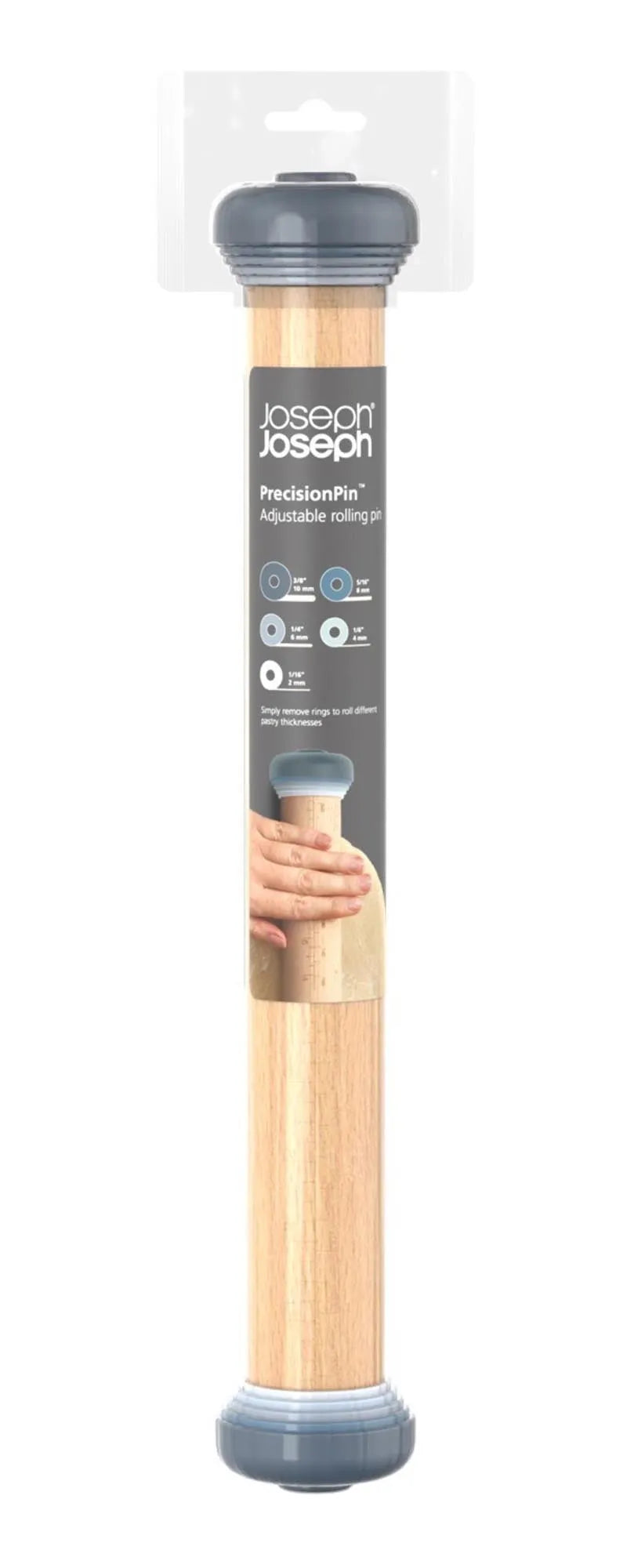 Präzises Teigrollen mit dem verstellbaren PrecisionPin von Joseph Joseph.