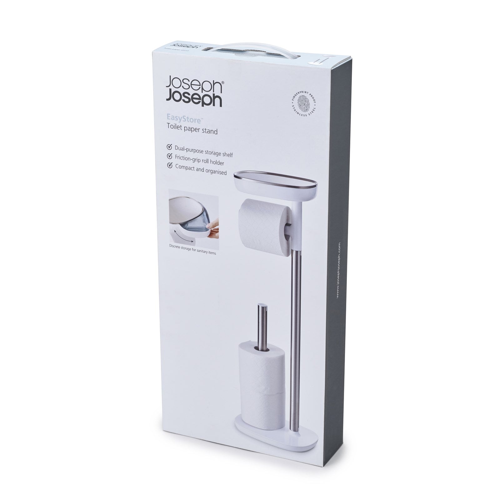 Praktischer EasyStore WC-Ständer von Joseph Joseph für moderne Bäder.