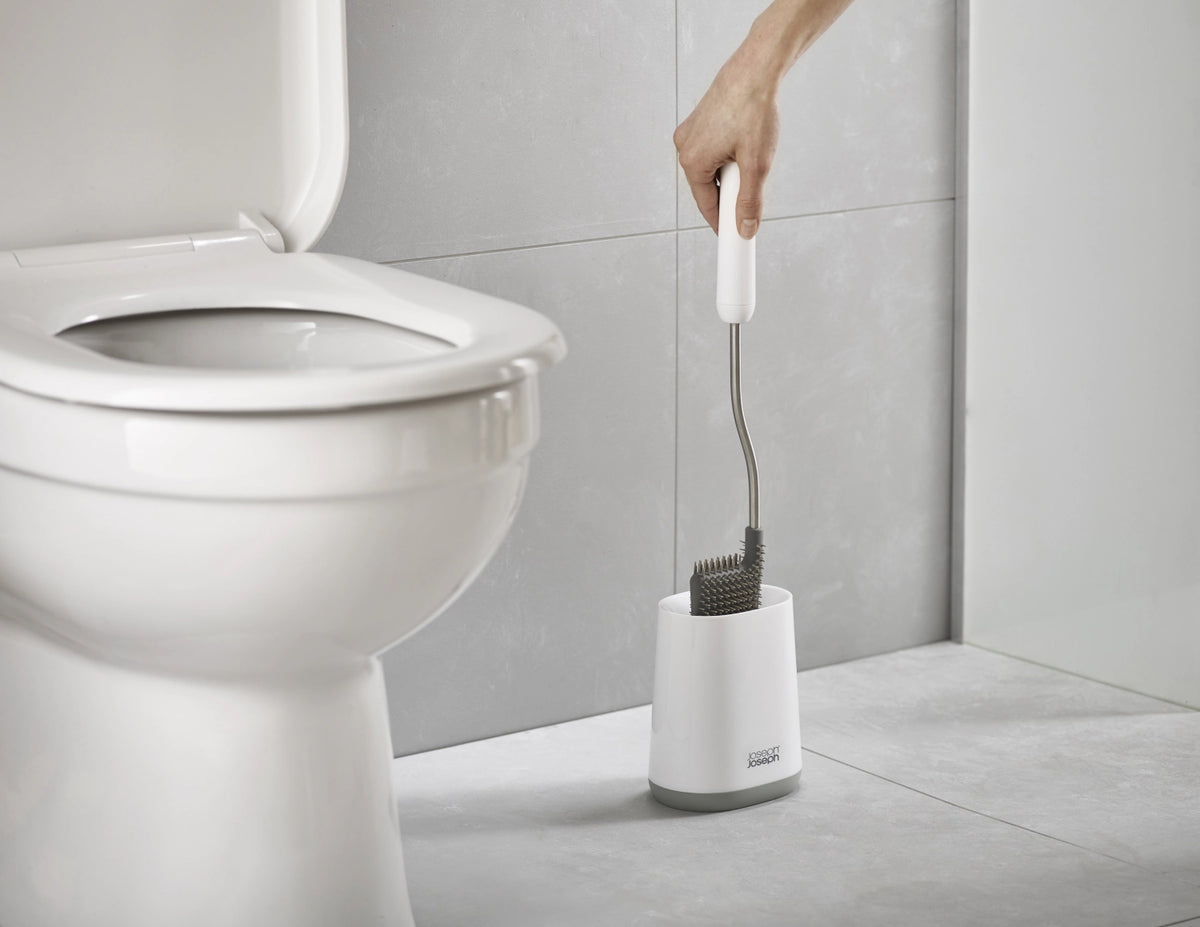 Flex Lite WC-Bürste in Weiss präsentiert im Onlineshop von KAQTU Design AG. Toilettenartikel ist von Joseph Joseph