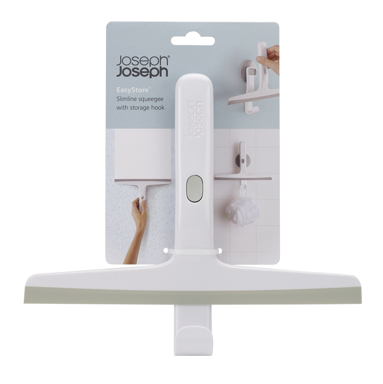 Platzsparender EasyStore Abzieher mit innovativer Aufhängung von Joseph Joseph.