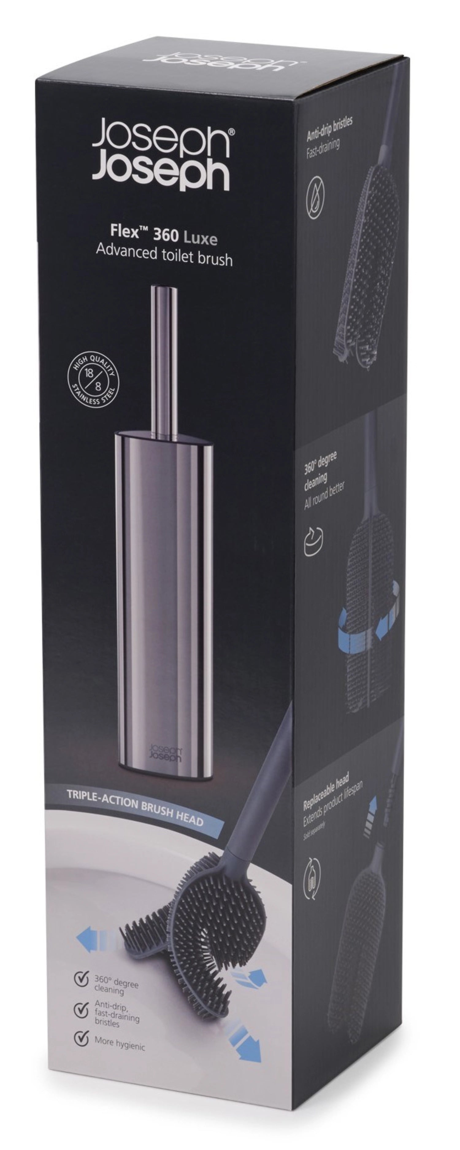 Flex 360 Luxe toilet brush stainless steel
