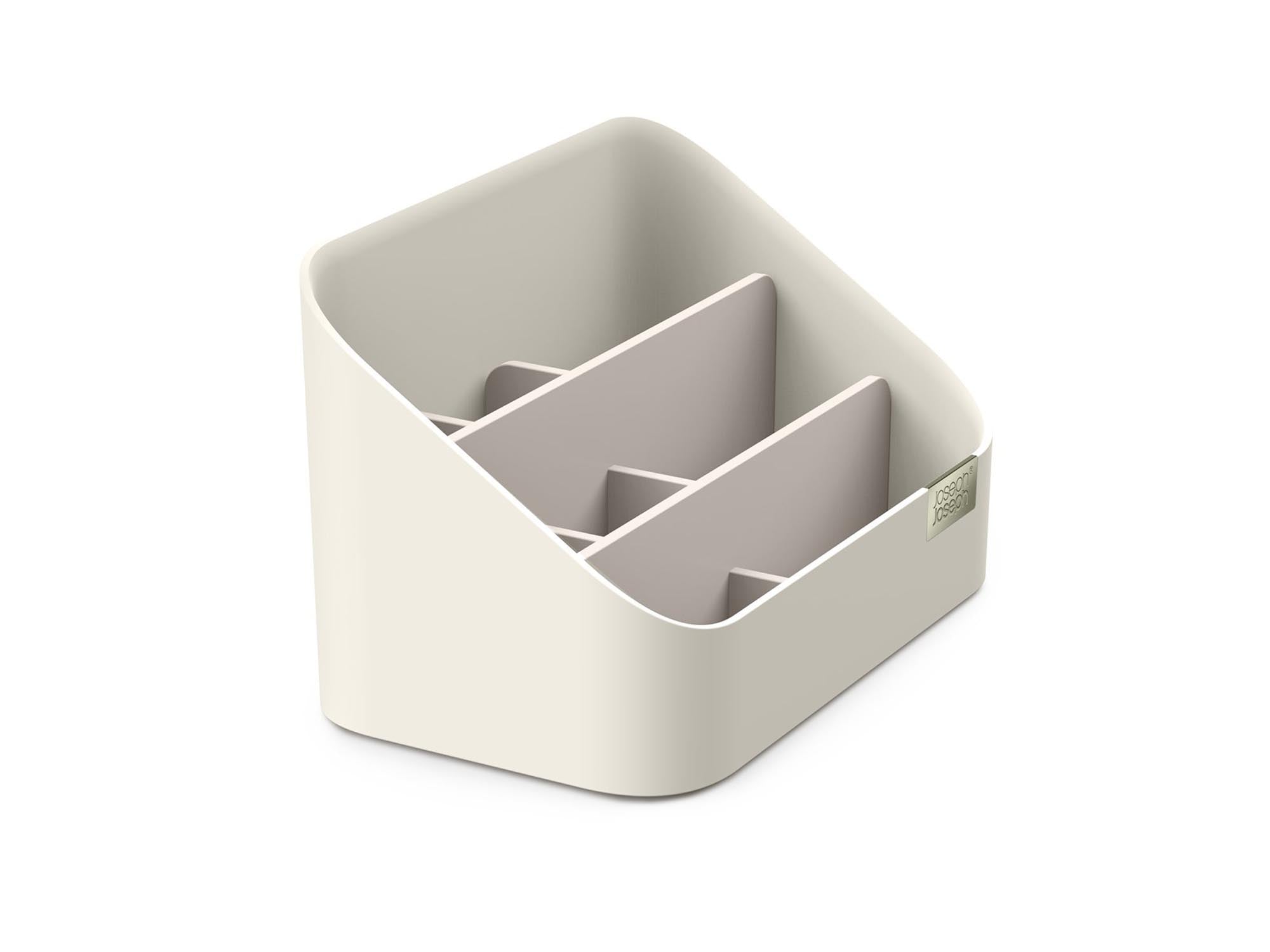 Kompakter Kosmetik-Organizer von Joseph Joseph mit gestuftem Design, ideal für Make-up und Pflege, Maße: 18x10.7x11cm.