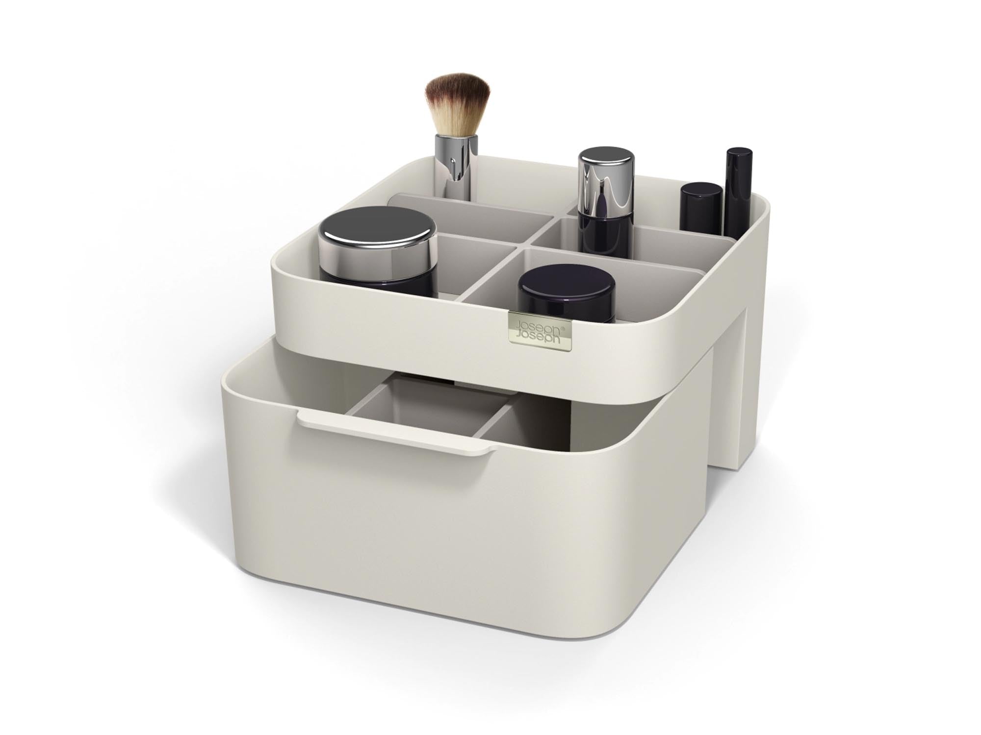 Stilvoller Viva Kosmetik-Organizer von Joseph Joseph mit Schublade, perfekt für Bad-Ordnung, Maße: 18.5x19.5x12cm.