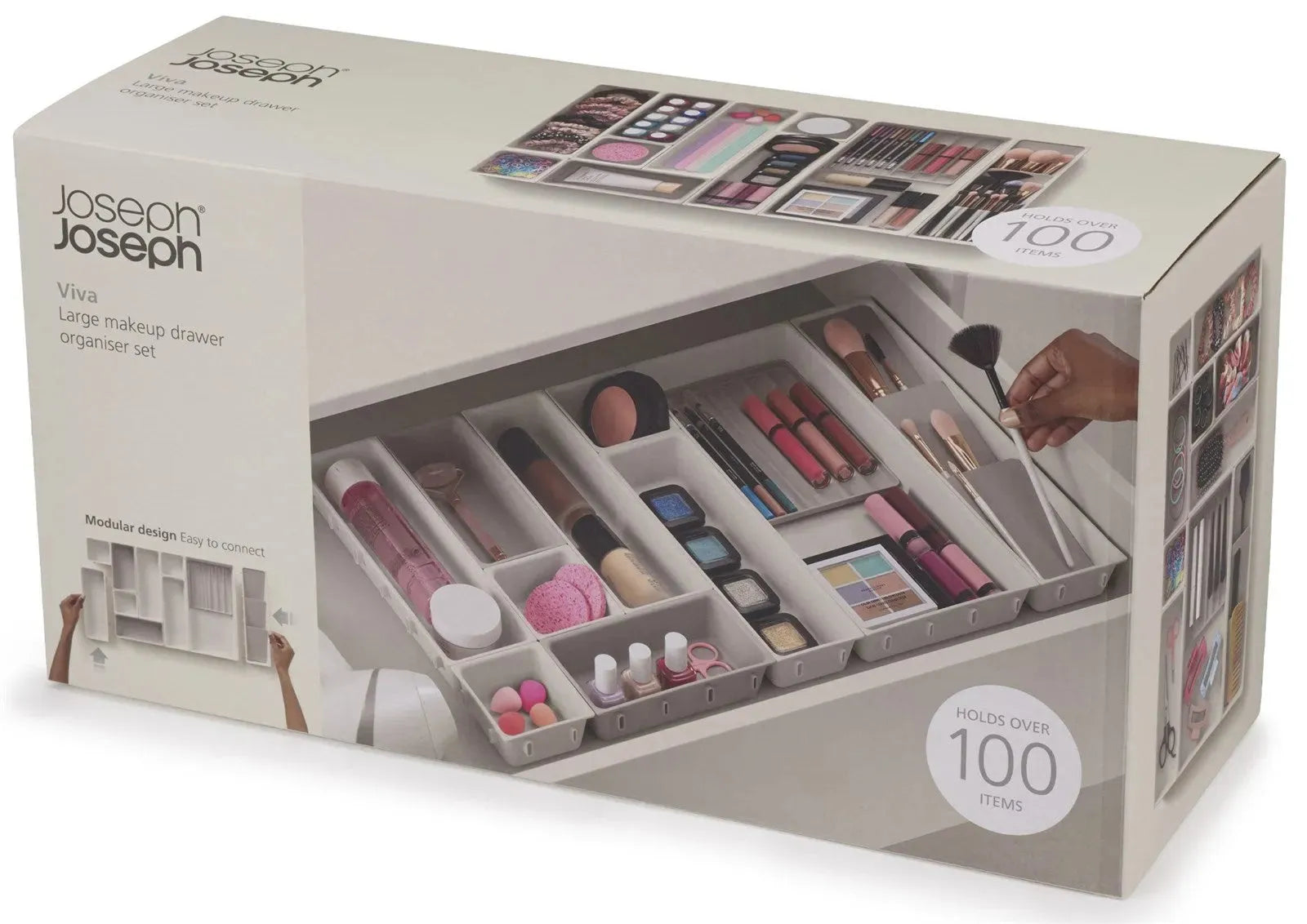 Viva 12-tlg. Makeup-Set: Elegante Ordnung für Ihr Beauty-Zubehör.