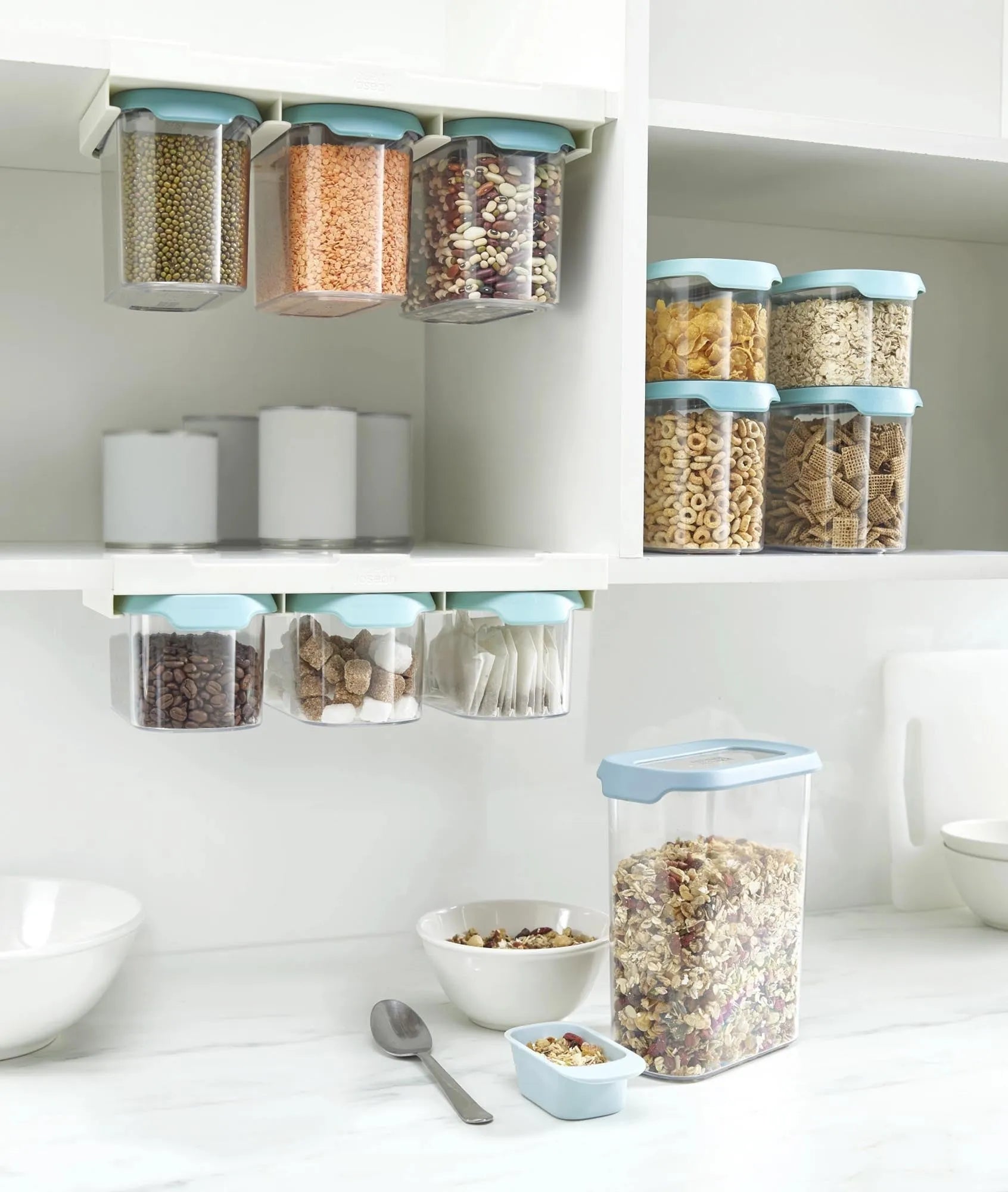Innovatives 5-teiliges Schrank-Set für perfekte Küchenordnung.