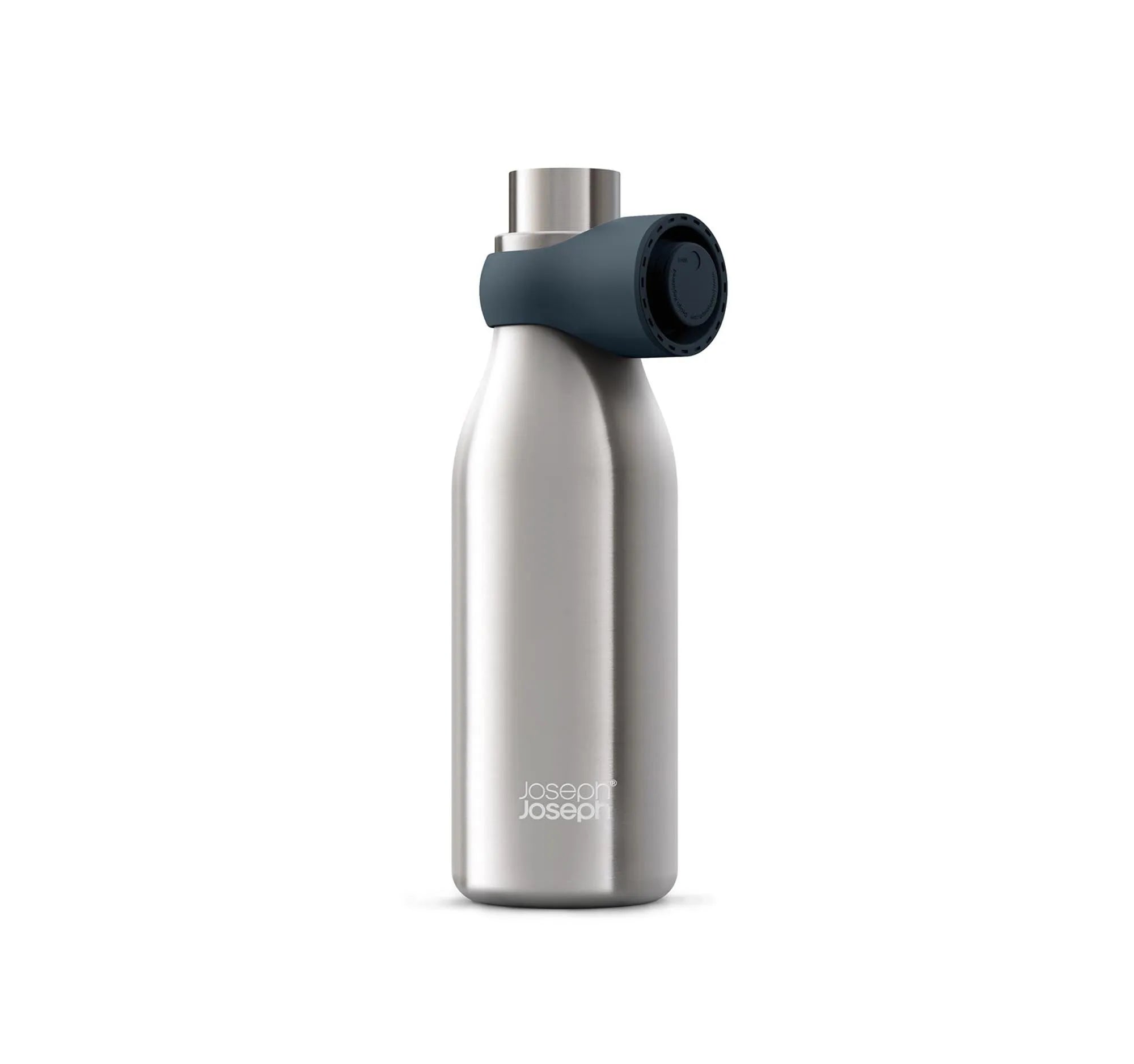 Elegantes Set für umweltbewusste Genießer: Edelstahlflasche, Travel Mug & Kanne von Joseph Joseph für stilvolles Reisen.