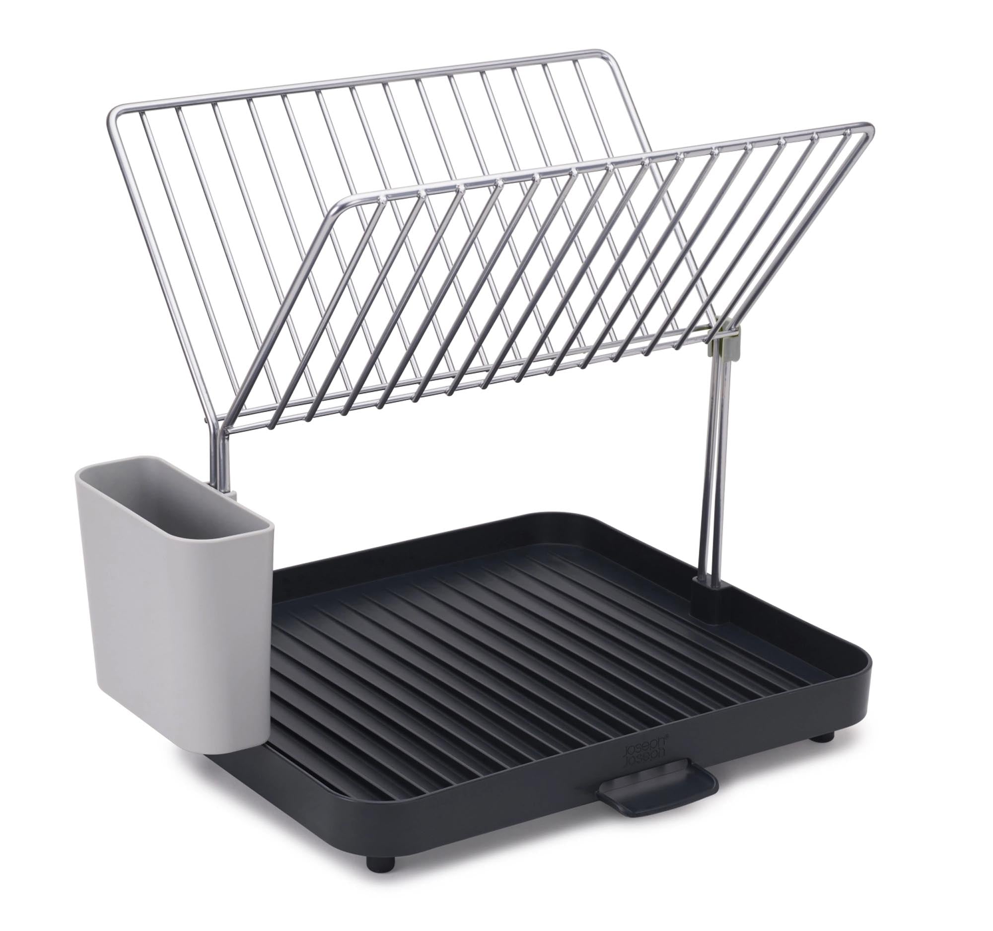 Y-Rack Geschirrabtropfständer m. Gitter, grau in Silber präsentiert im Onlineshop von KAQTU Design AG. Abwasch ist von Joseph Joseph