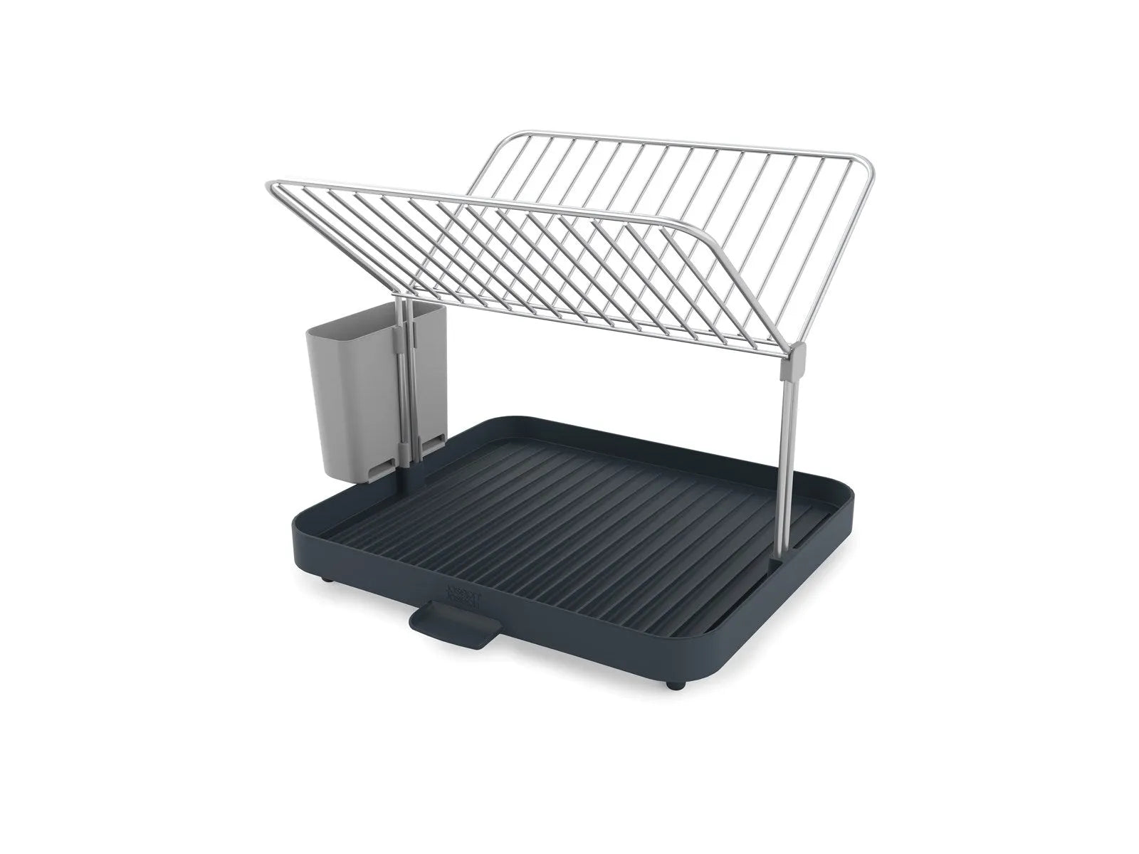 Praktischer Y-Rack Geschirrabtropfständer in Grau von Joseph Joseph, mit Gitter für platzsparendes Trocknen und modernem Look.