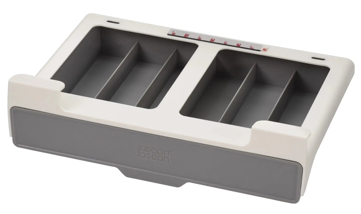 CupboardStore Kaffeekapselschublade in Silber präsentiert im Onlineshop von KAQTU Design AG. Küchenhelfer ist von Joseph Joseph