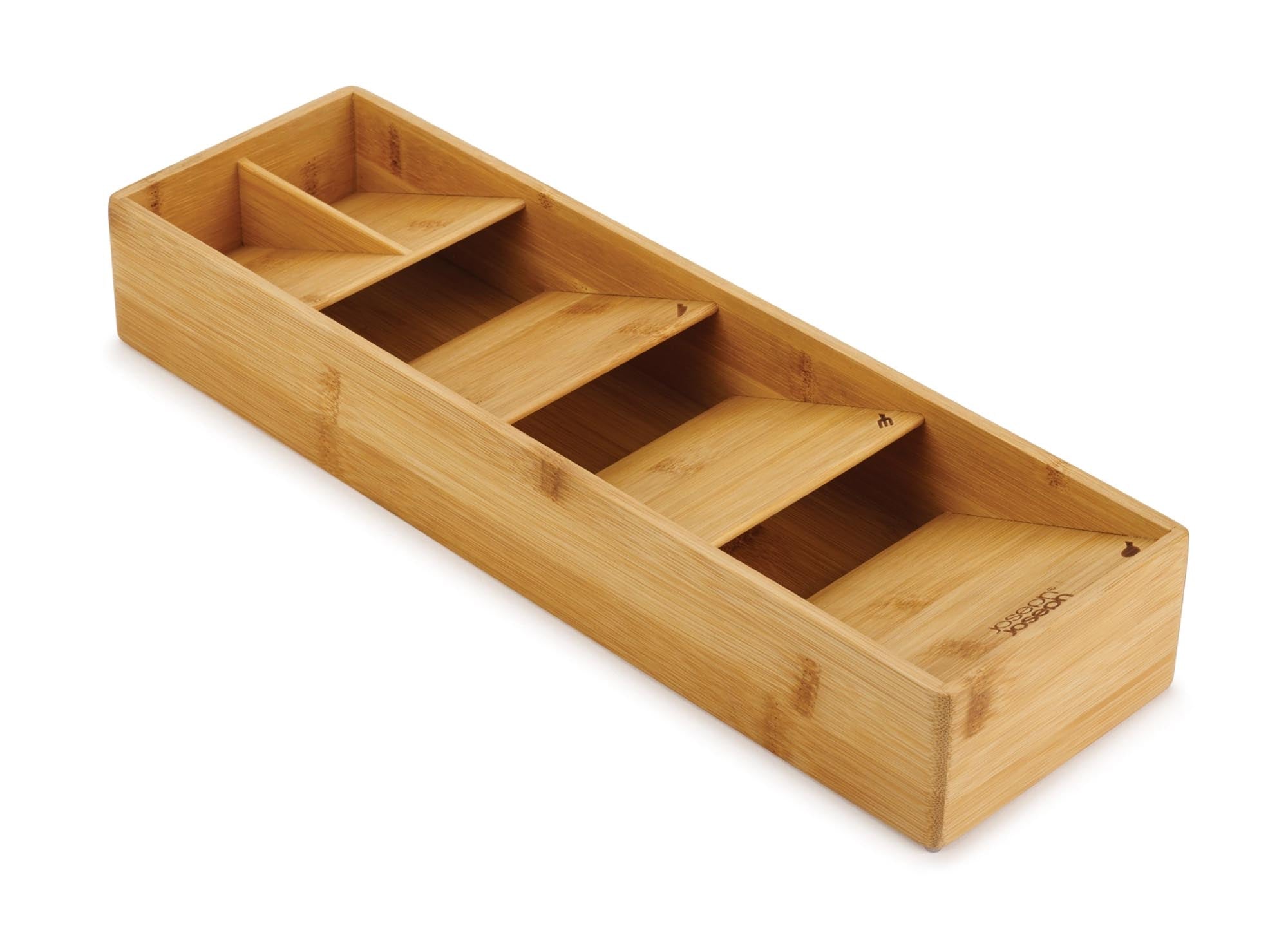 Entdecken Sie den DrawerStore Kompakten Besteckkasten aus Bambus von Joseph Joseph. Funktional, nachhaltig und stilvoll – ideal für jede Küche!