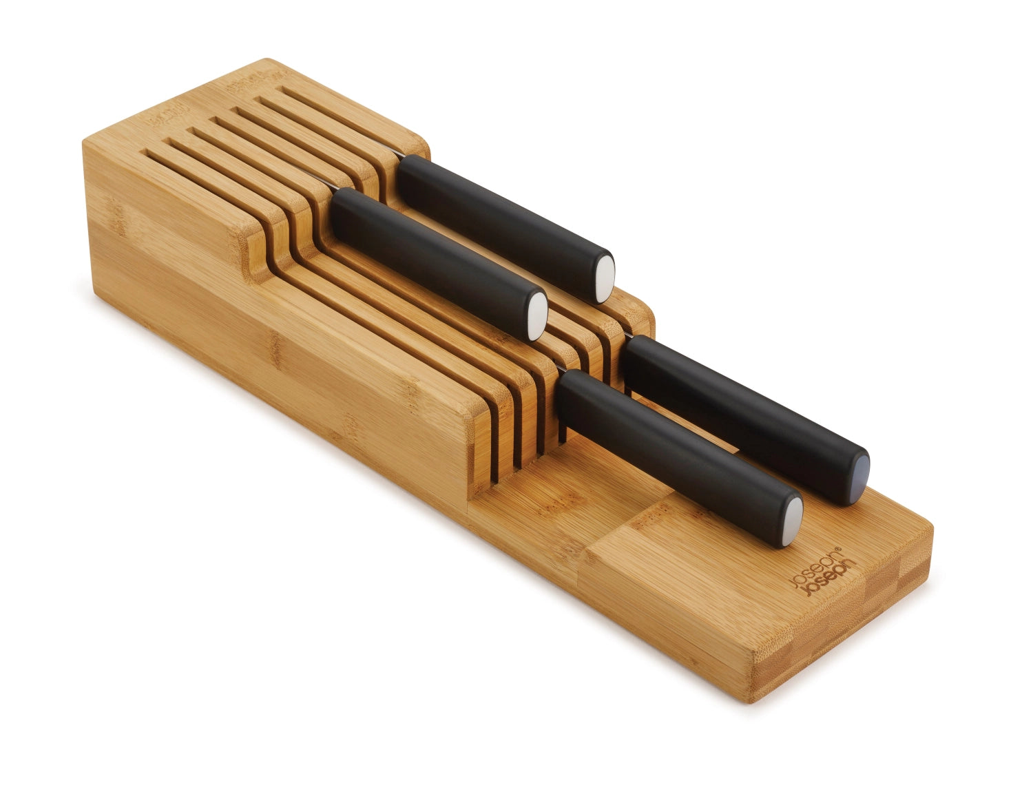DrawerStore Bamboo knife lounger with two levels of bamboo
