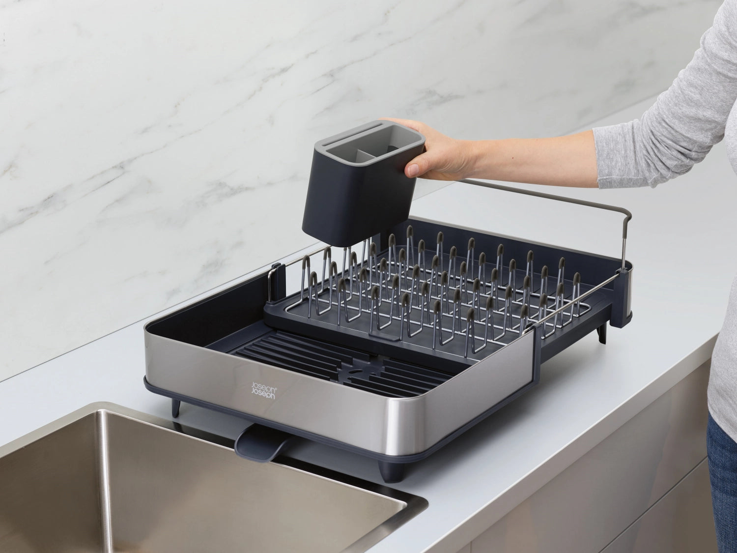 Promo Abwasch Bundle 2tlg Extend Steel, Presto Seifendisp.