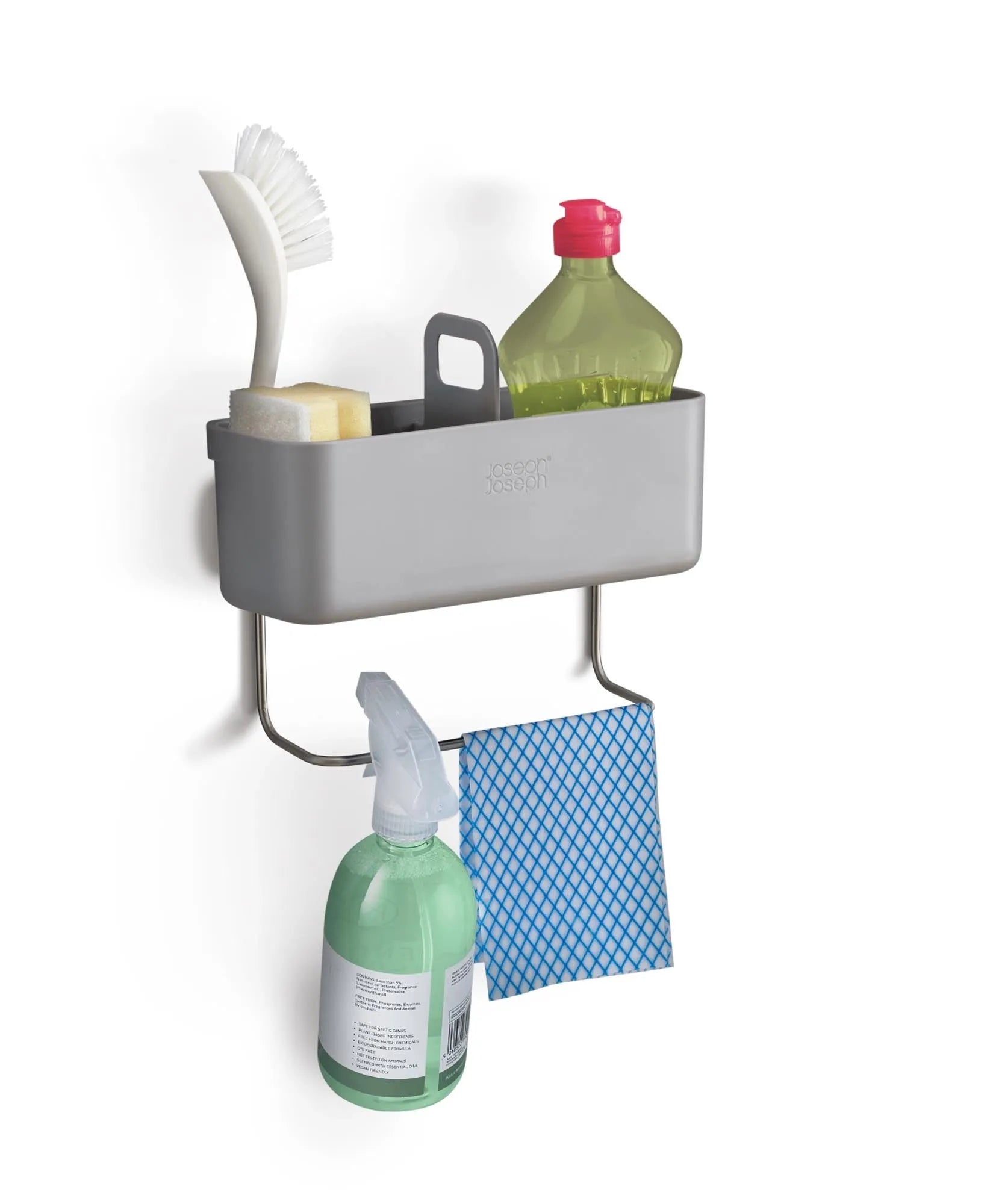 Effiziente Spülutensilien-Aufbewahrung mit dem DoorStore Caddy.