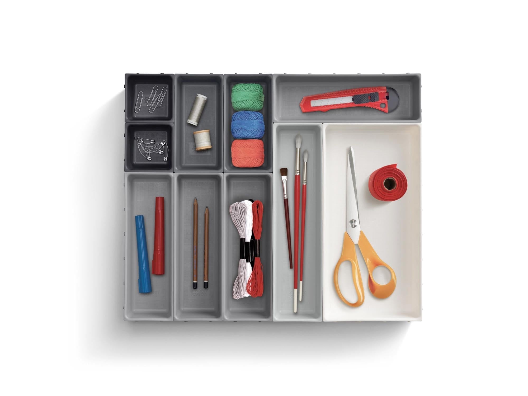 Perfekte Schubladenorganisation mit Joseph Josephs Blox Set.