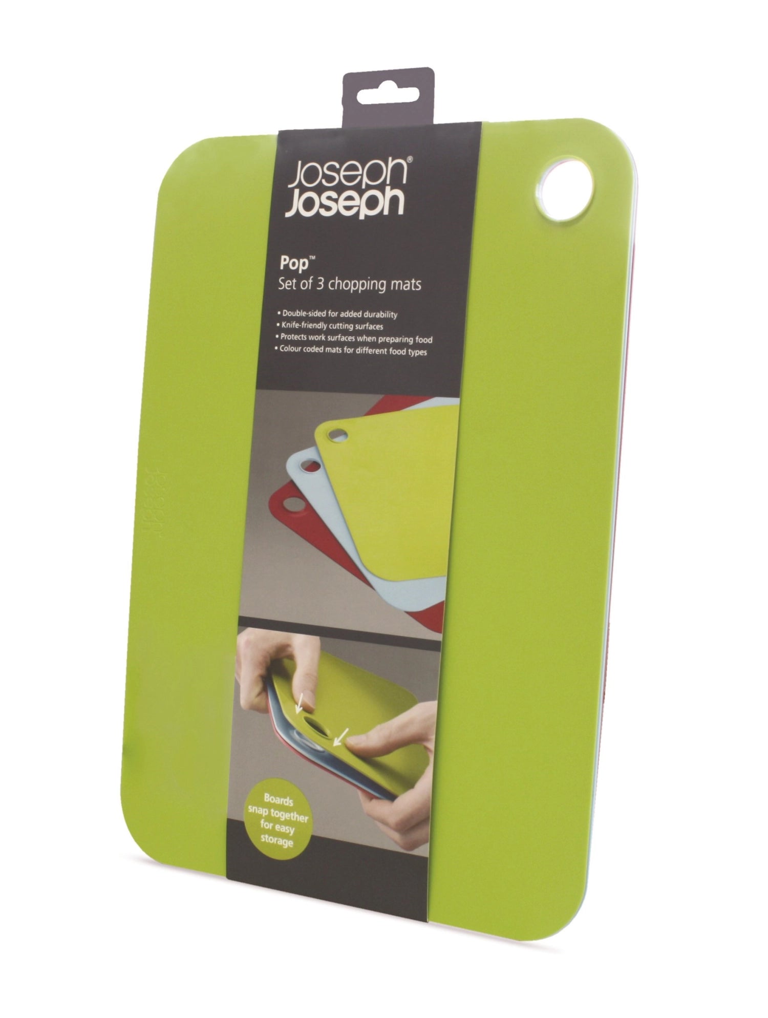 Mat de coupe 3 Set Pop multicolore, 24x34cm