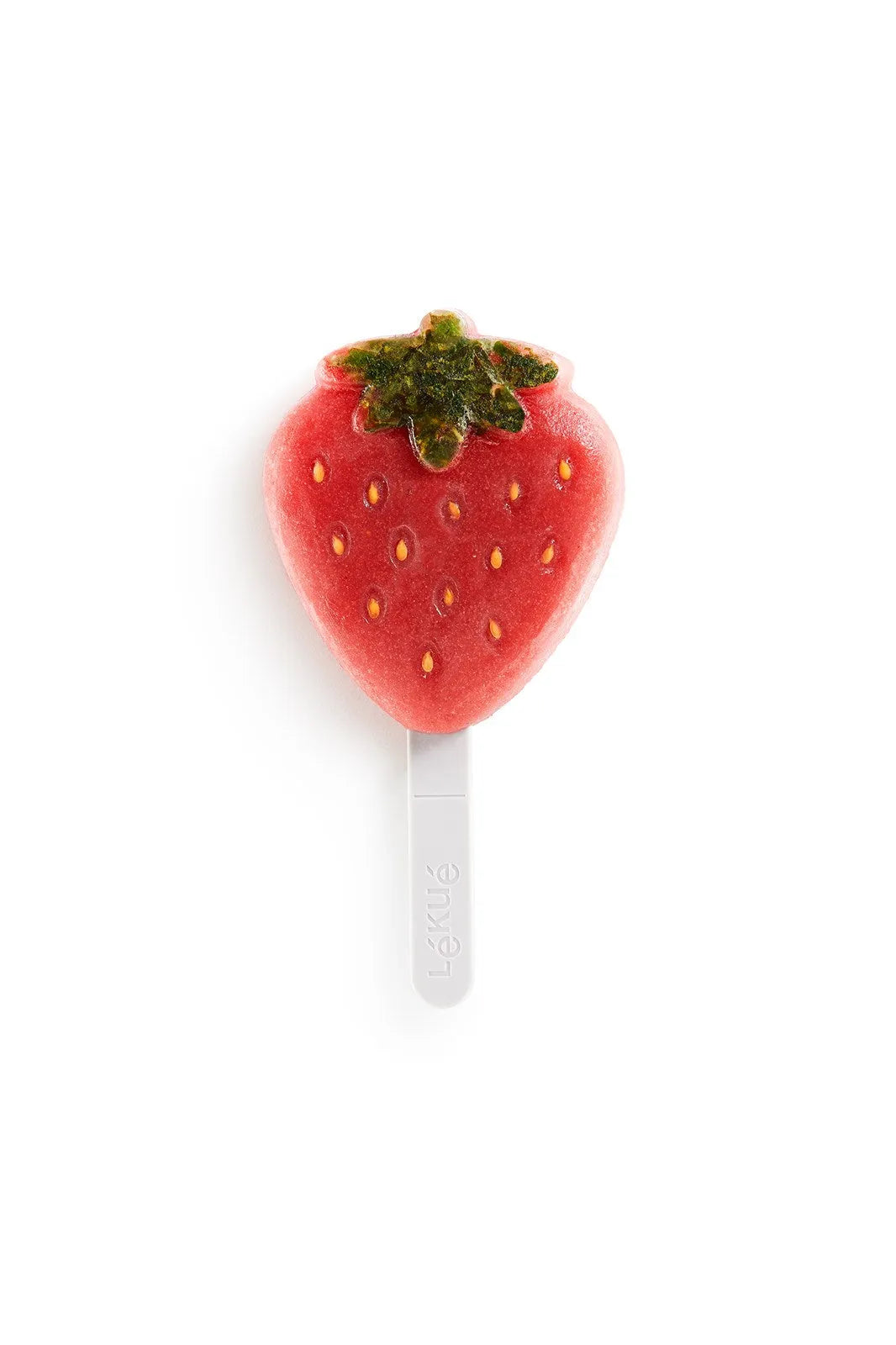 Erdbeerrote Eisformen von Lékué: Perfekt für sommerliche Leckereien.