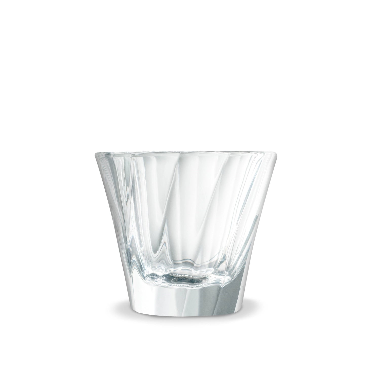 Twisted Espresso Glas  klar , Urban Glass - KAQTU Design