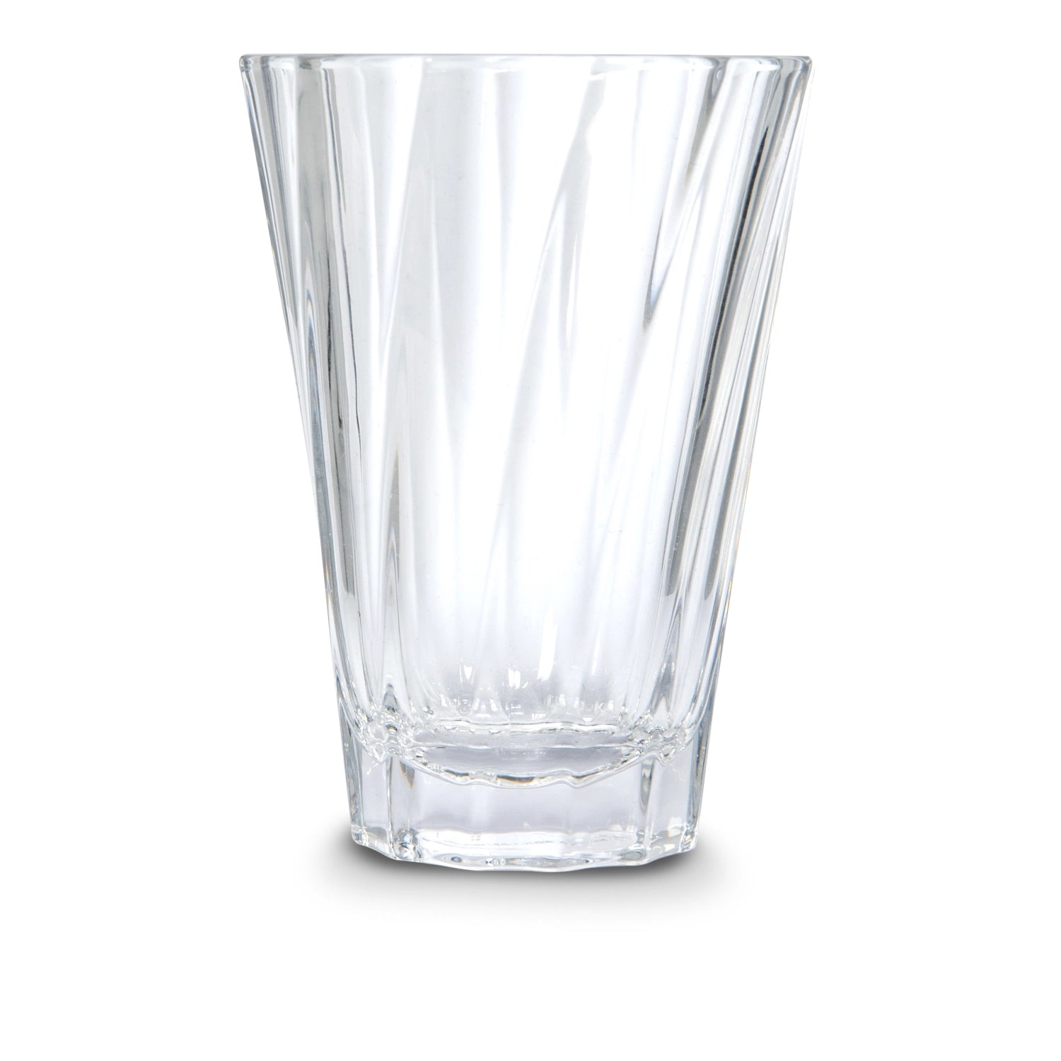 Verre latte torsadé transparent, verre urbain