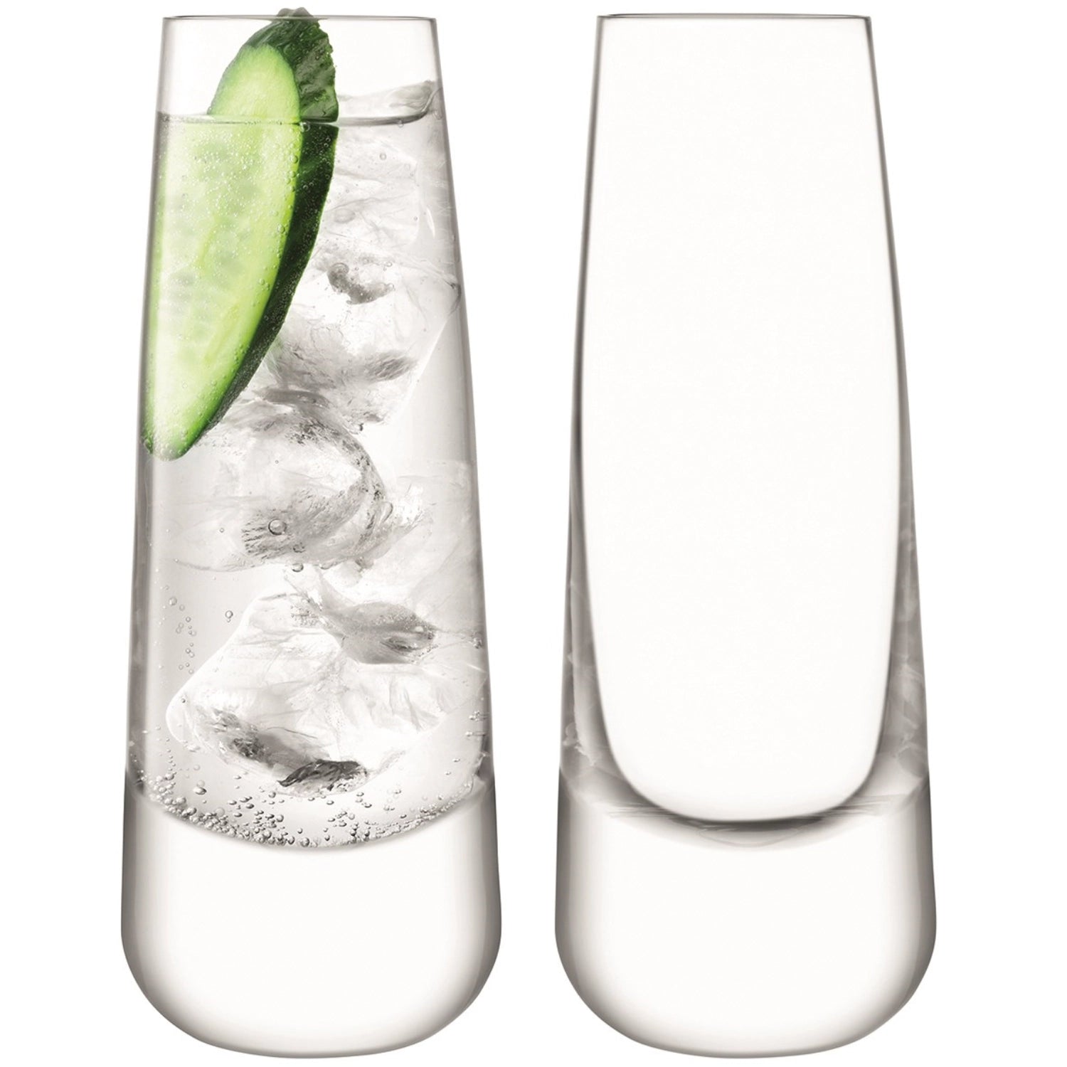 2 set di colture a barra long Drinklas 310 ml Clear