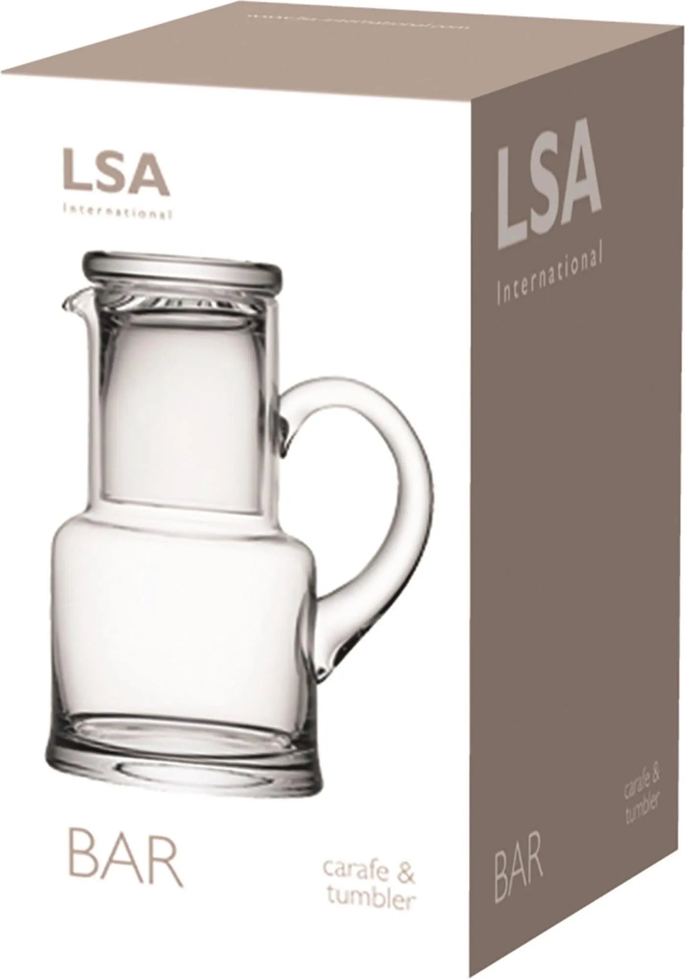 LSA Karaffe & Glas Set, 730ml/190ml, für edle Getränkepräsentation.