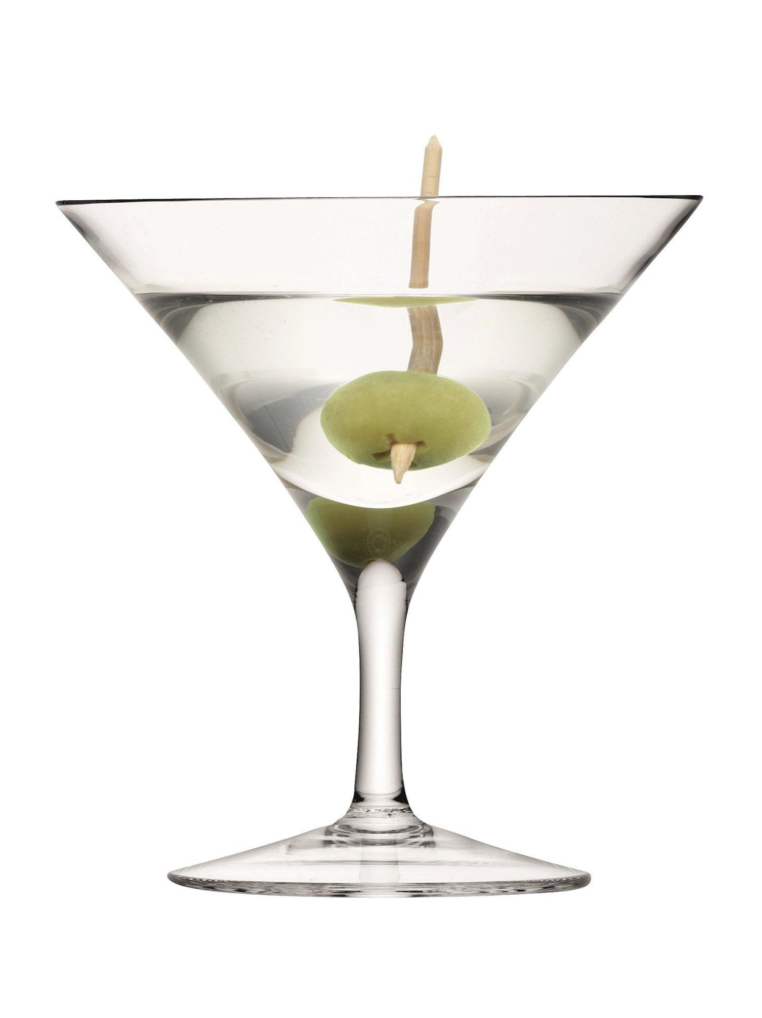 Elegantes 2er Set Martinigläser von LSA, 180 ml, aus klarem Glas, ideal für stilvolle Cocktails und festliche Anlässe.