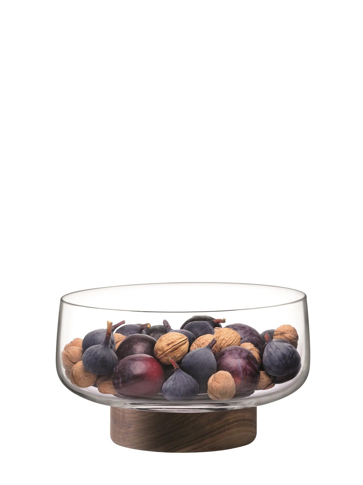 City Schale  Nussbaum Untersetzer Ø30cm klar in Braun präsentiert im Onlineshop von KAQTU Design AG. Schale ist von LSA