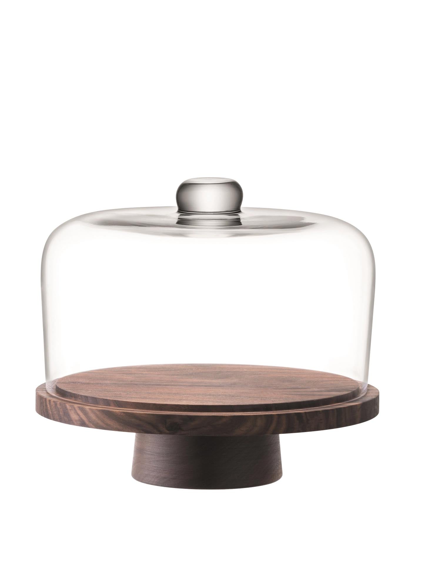 City Cloche Nussbaum lower part Ø26cm H22cm clear