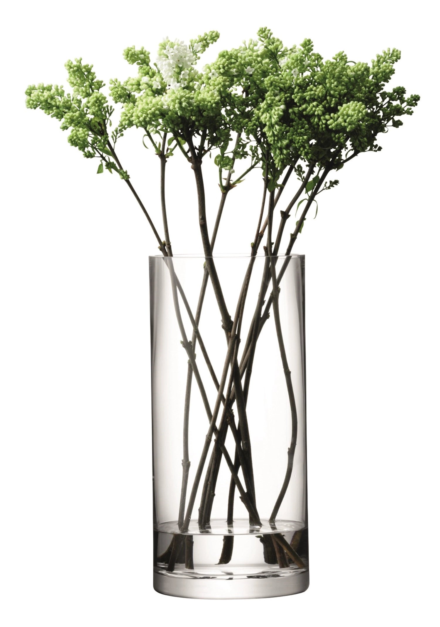 Column Vase Kerzenhalter H36 x Ø17cm - klar - KAQTU Design