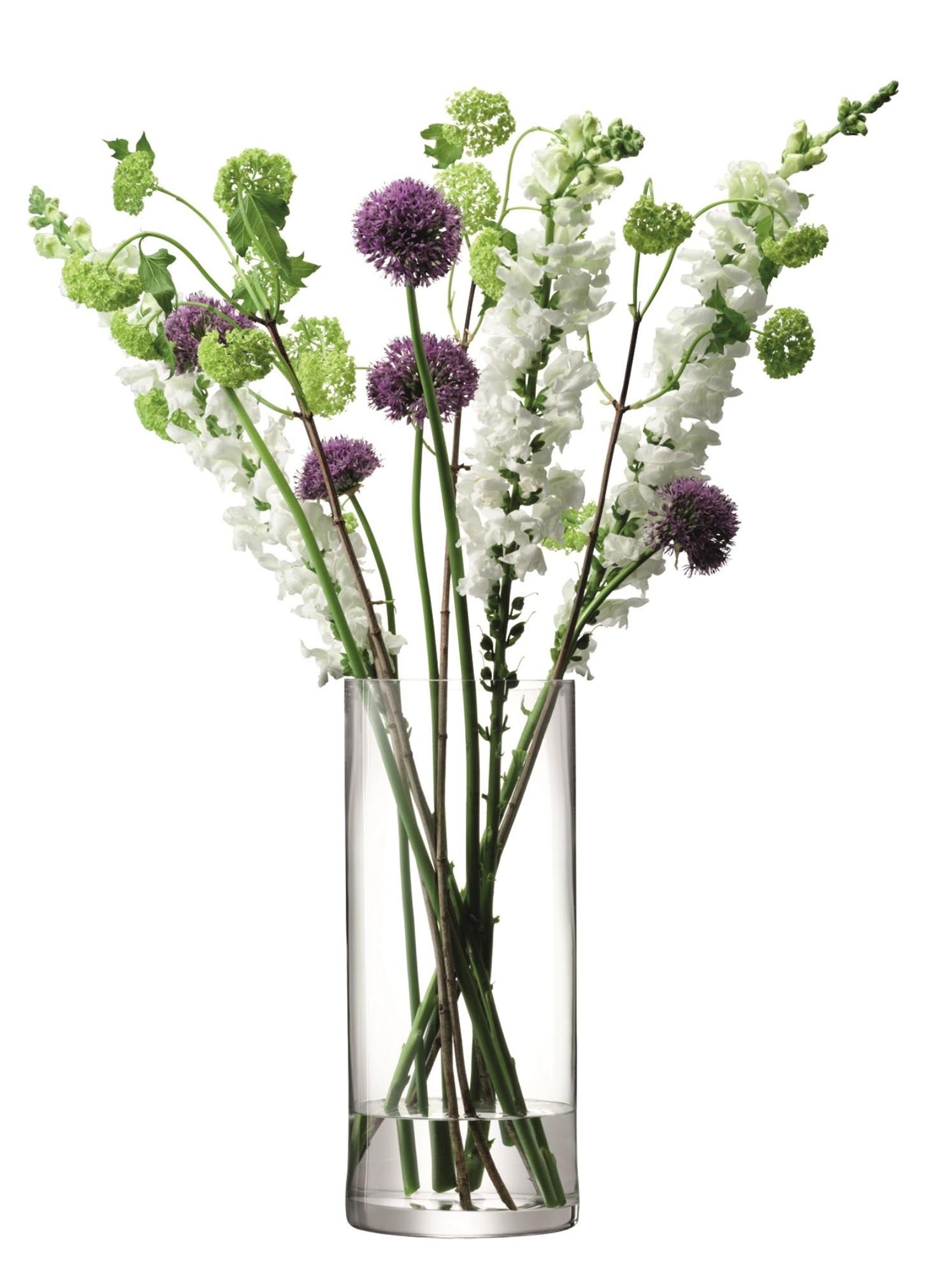 LSA Column Vase H42 Ø18cm: Minimalistische Klarheit für Ihr Interieur.