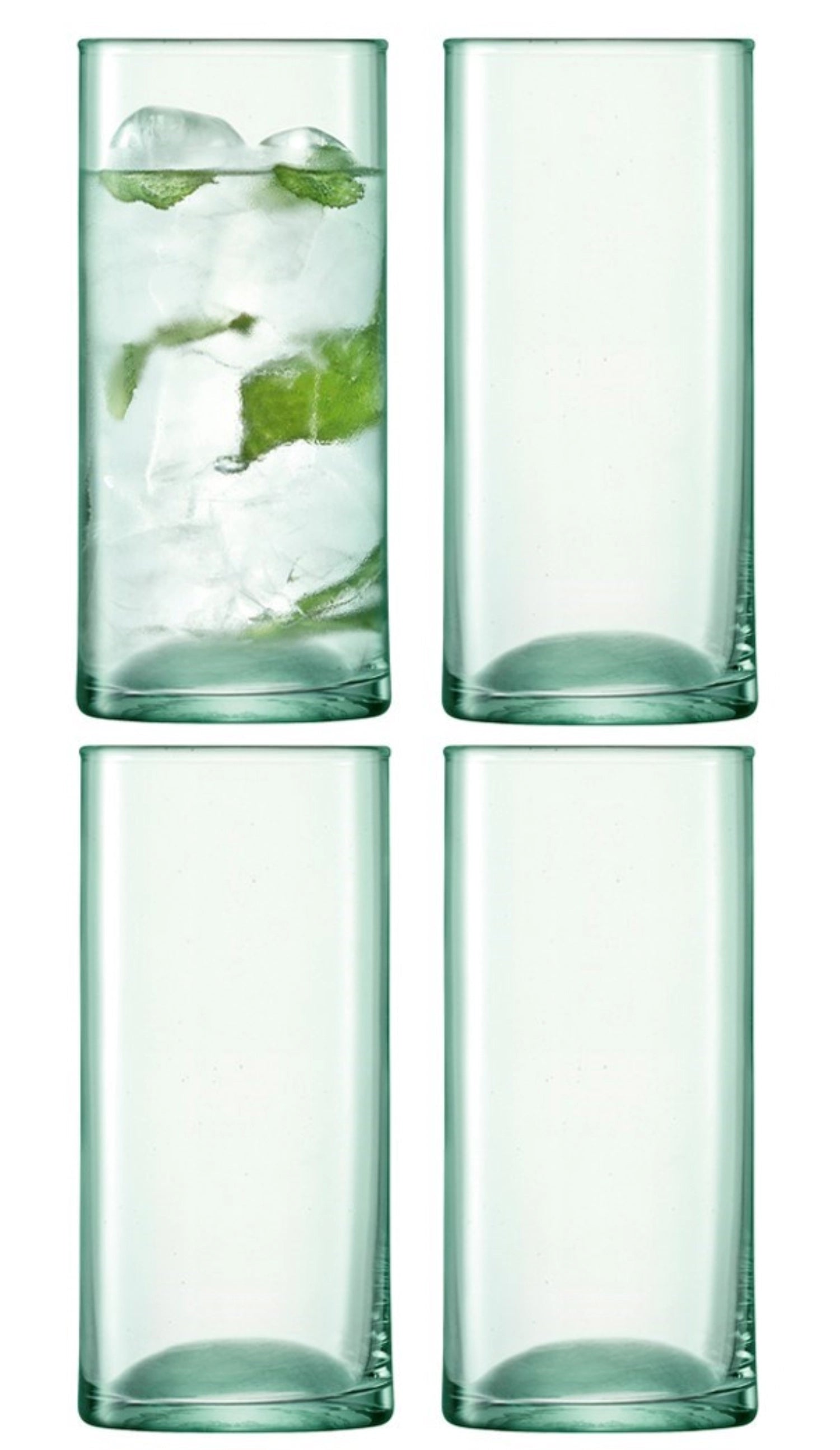 4 plats de verre de canopée de la canopée 350 ml