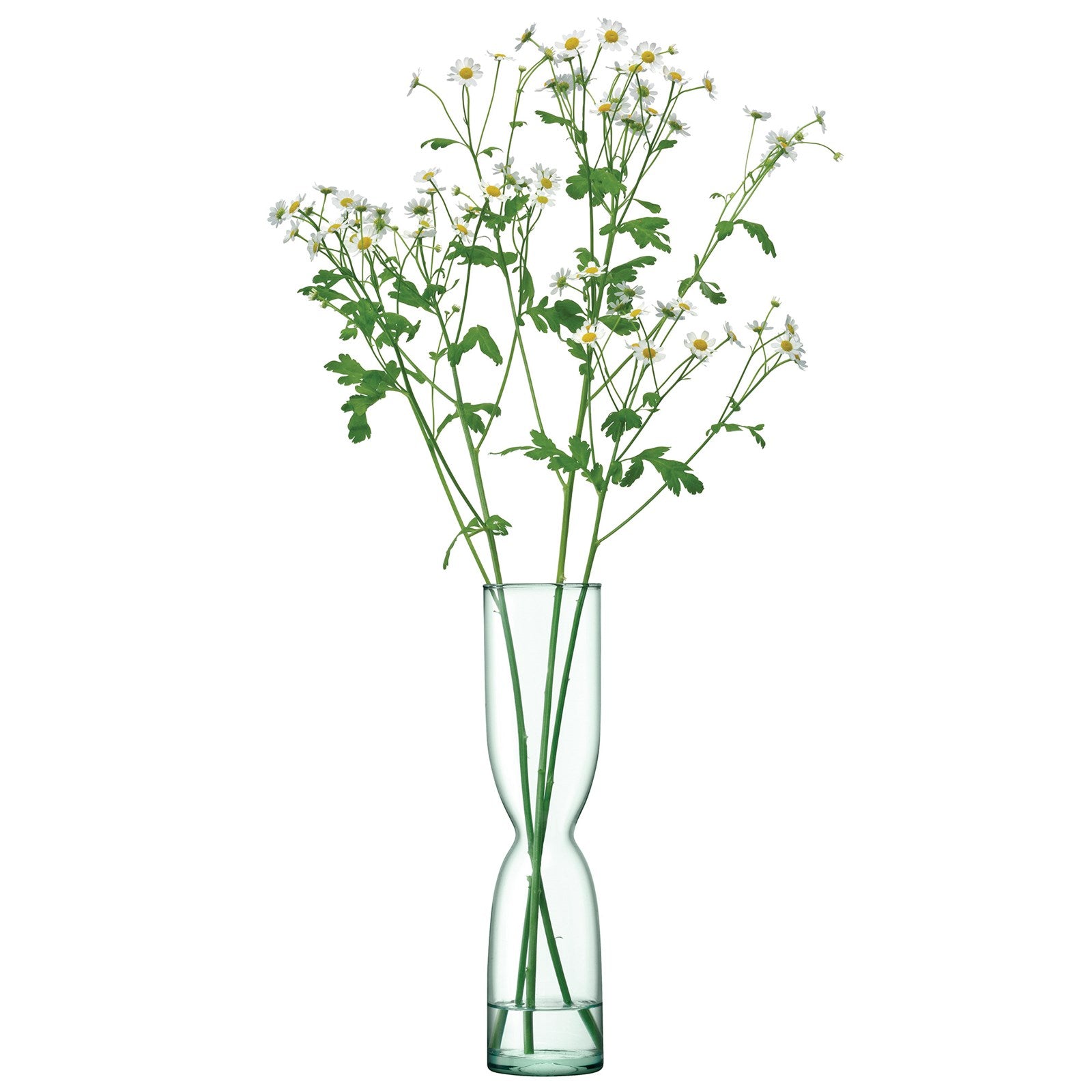 Elegantes LSA Vasen-Set: 3 recycelte Glasvasen in abgestuften Höhen.