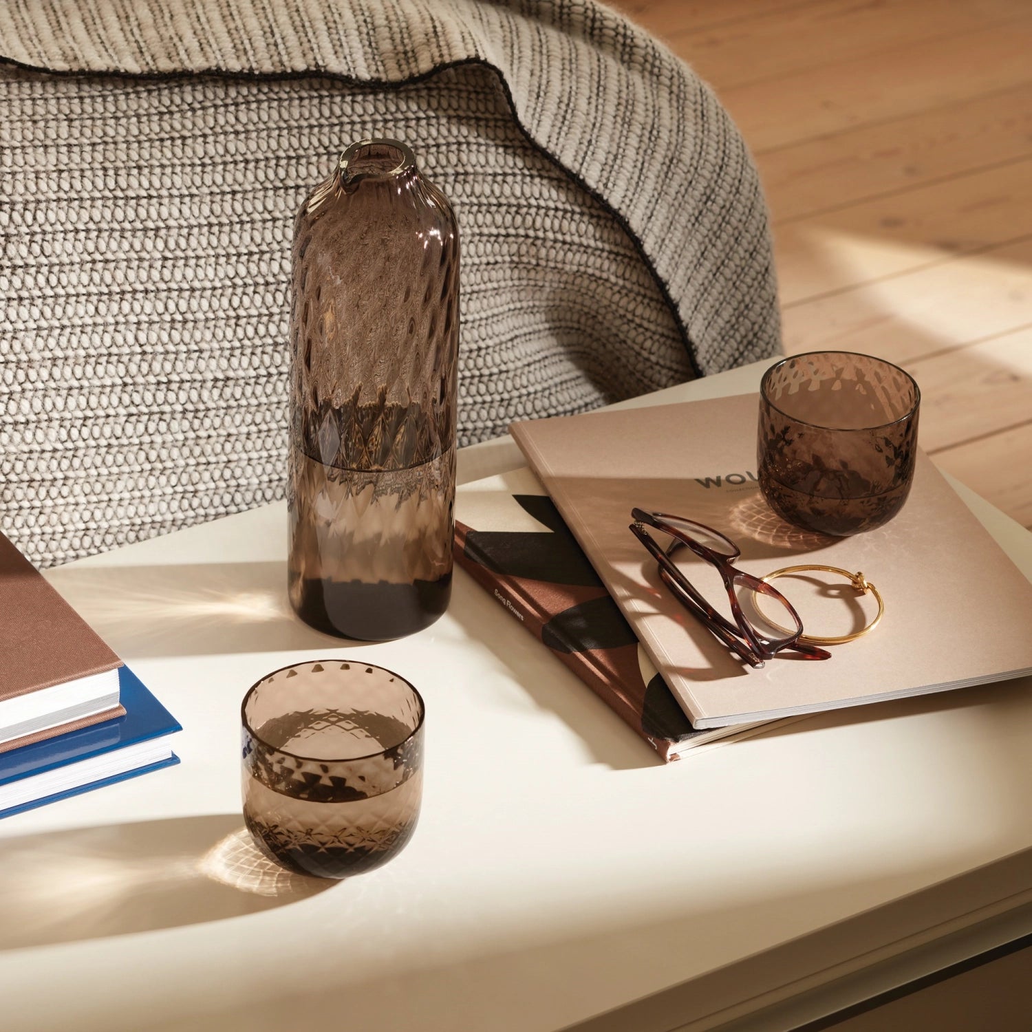 Daplekle karafe terre brun 1l