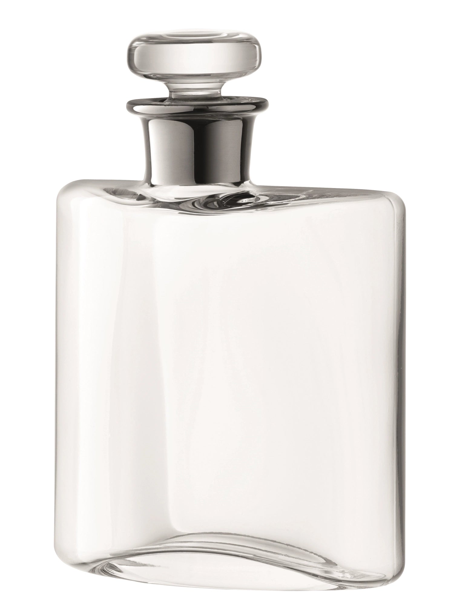 Entdecken Sie den eleganten Flask Dekanter 0.35L von LSA. Hochwertiges Glas, platinfarbene Veredelung, ideal für Weinliebhaber und besondere Anlässe.