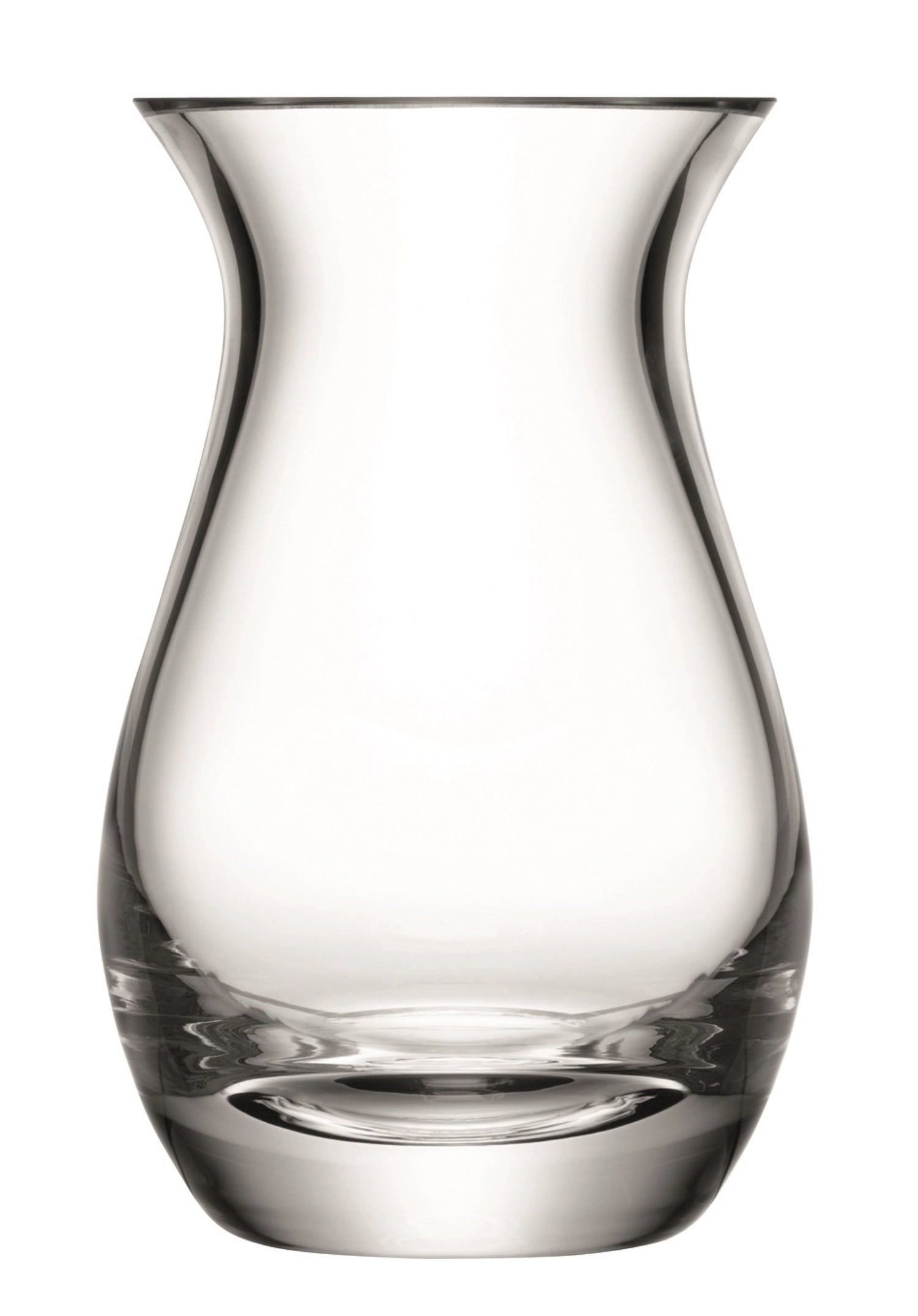 Elegante LSA Vase aus klarem Glas, 17,5 cm hoch, ideal für kleine Blumenarrangements. Zeitloses Design, vielseitig einsetzbar.