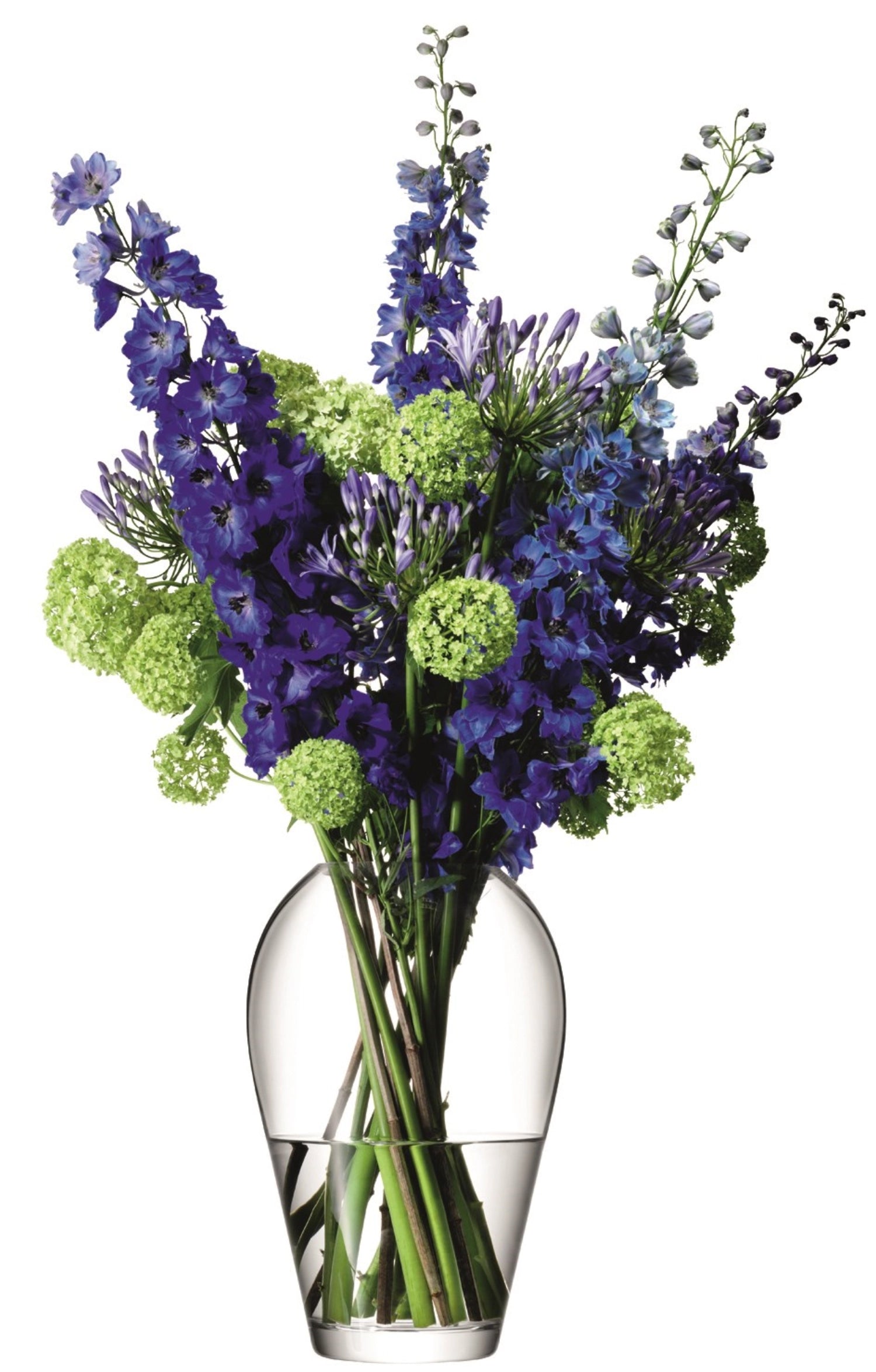 Flower Grosse Bouquet Vase H35cm - klar - KAQTU Design