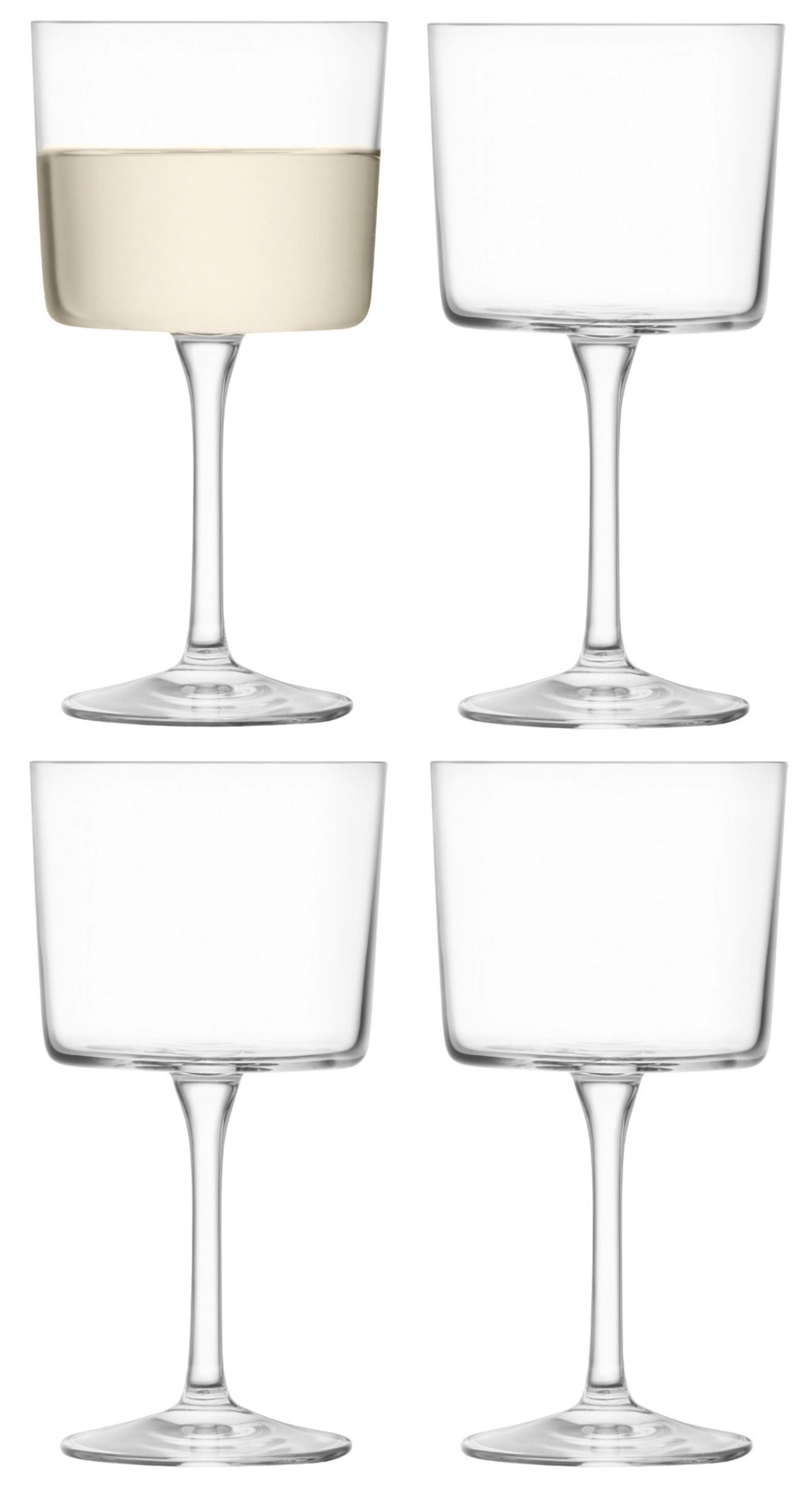 4 Set Gio Wine Verpes 250 ml Clear