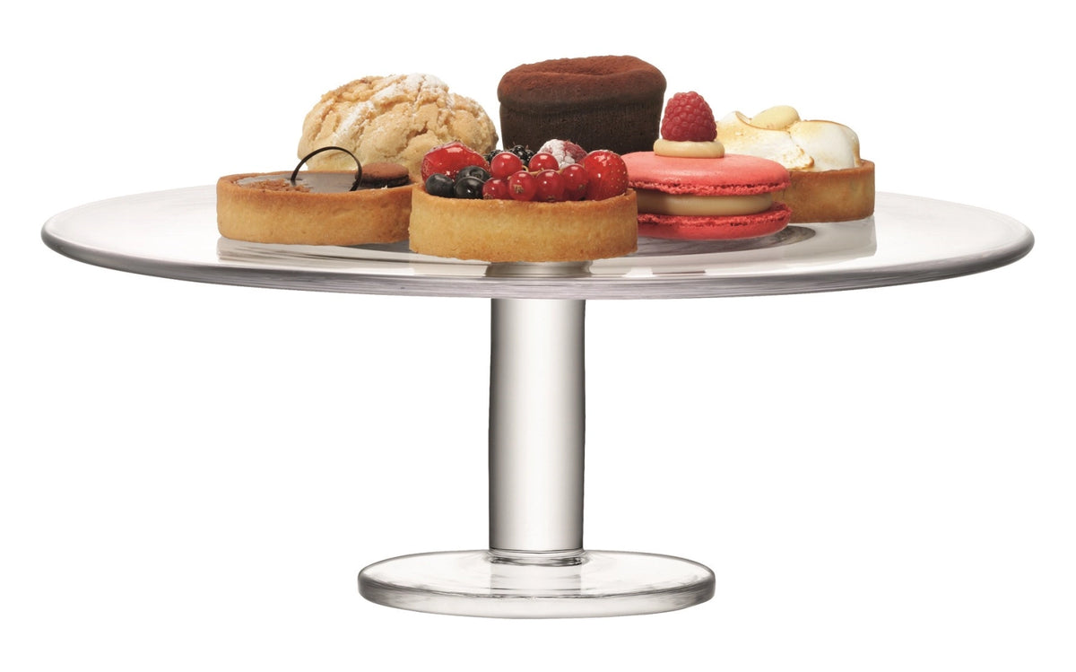 Konstantin Kuchenplatte Ø40cm - klar in Transparent präsentiert im Onlineshop von KAQTU Design AG. Platte ist von LSA