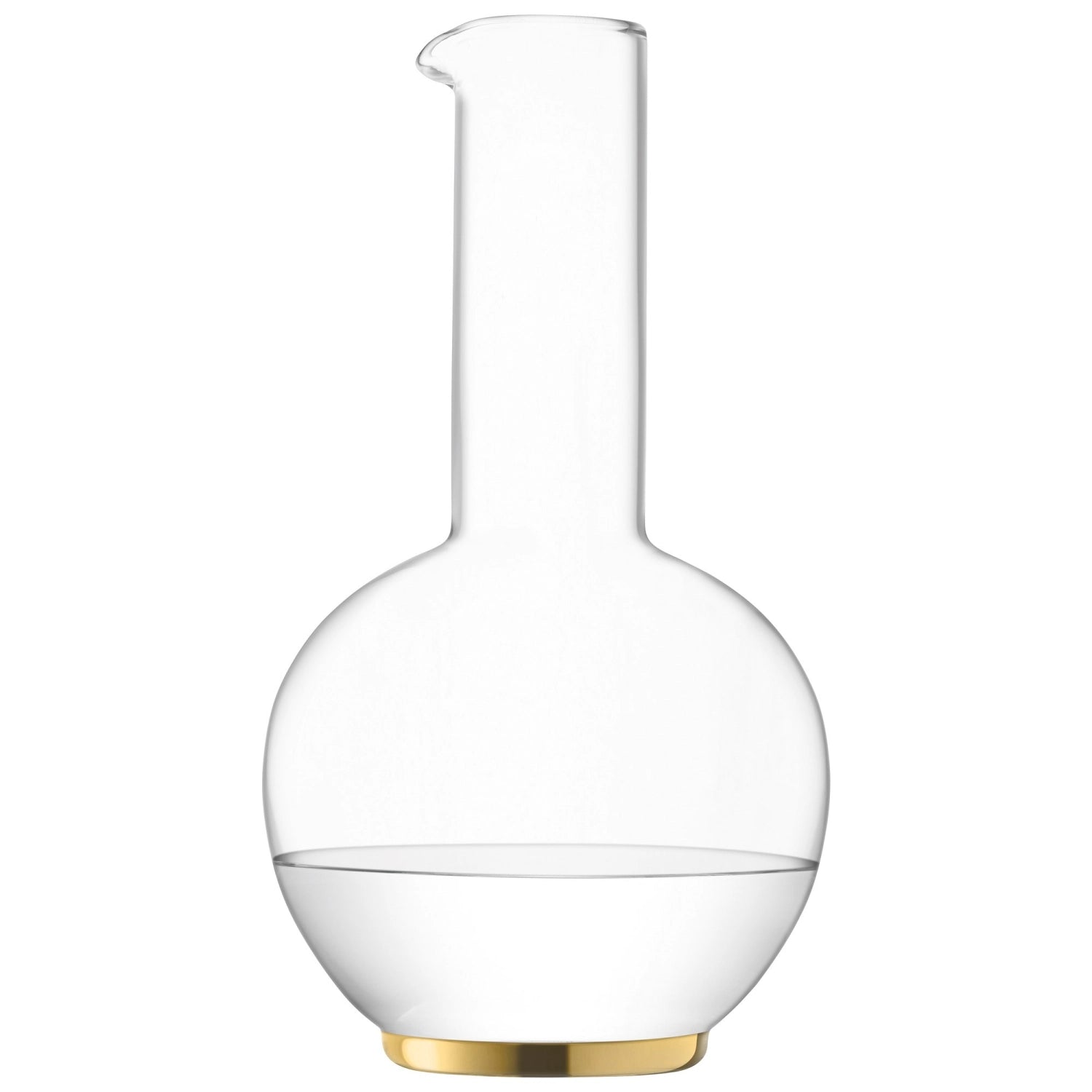 Elegante 1,5 l Karaffe "Luca" von LSA in edlem Gold, perfekt für besondere Anlässe und geschmackvolle Tischgestaltung.