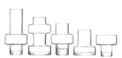 Set of 5 Metropolis Mini Vases