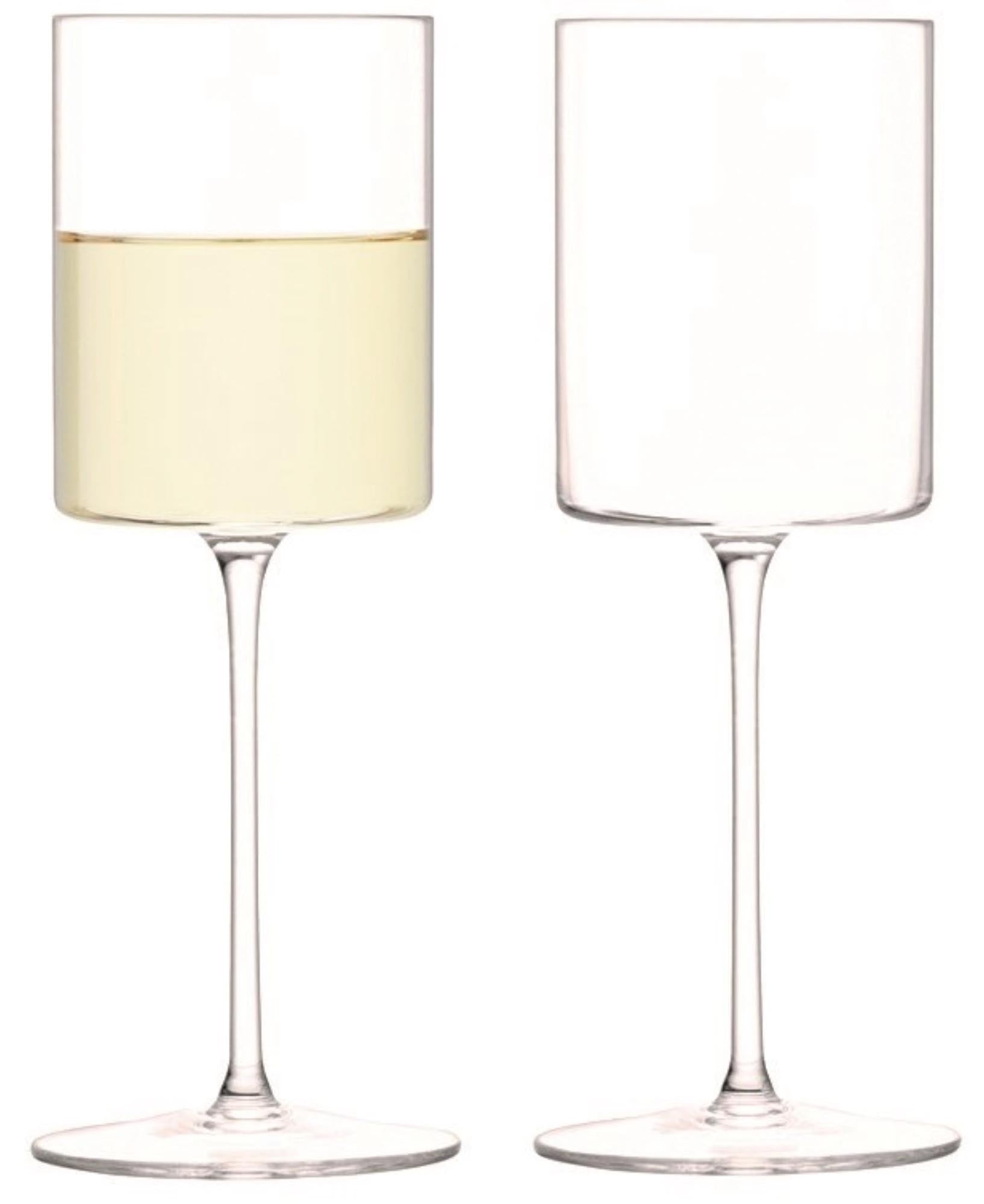 Elegantes 2er Set Otis Weissweinglas 240ml von LSA: Kristallklar, langlebig, ideal für Weissweine, perfektes Geschenk für Weinliebhaber.