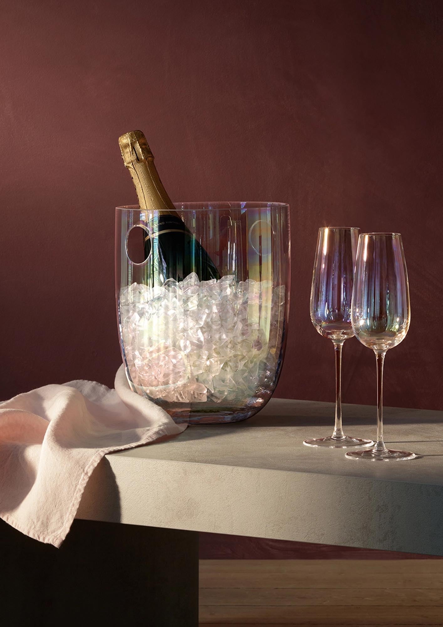 Pearl Champagner Set 250ml, H24.5cm - Perlmutt