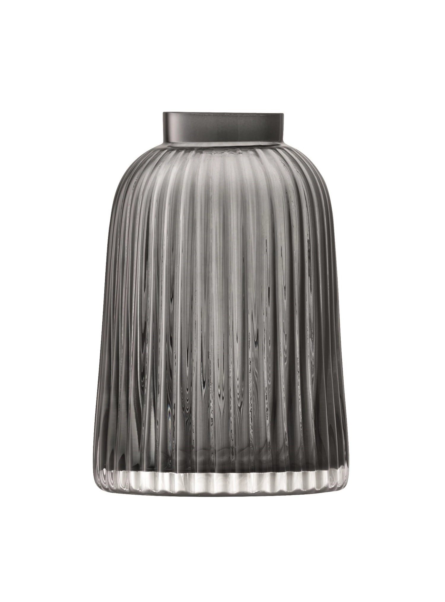 Pleat Vase H20cm - grau - KAQTU Design