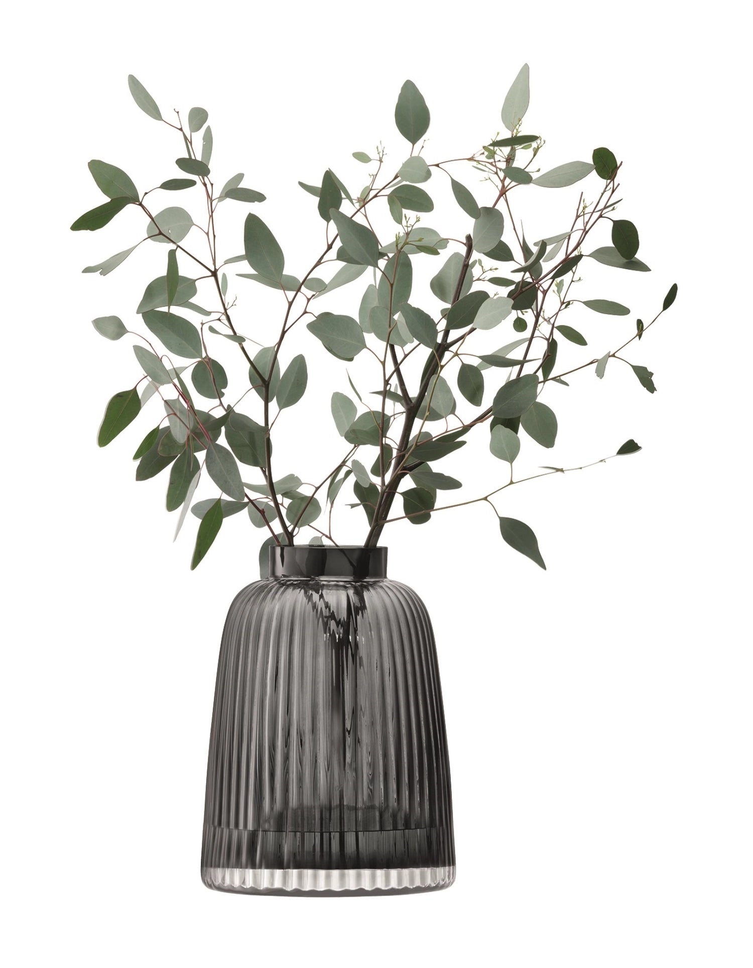 Vase plie H26cm - Gray
